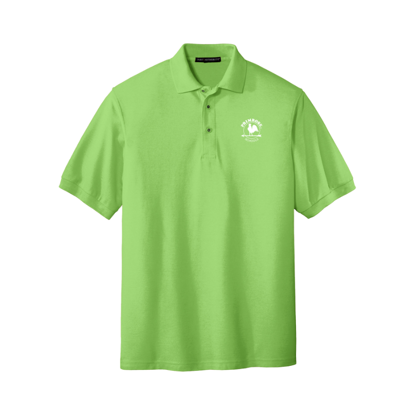 PR Unisex Cotton/Poly Polo - Lime