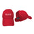 FG Canadian-French Backless Cap Red