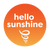 2" Holographic Hello Sunshine Sticker (100 pack)