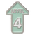 Moe's Level Up 4 Lapel Pin