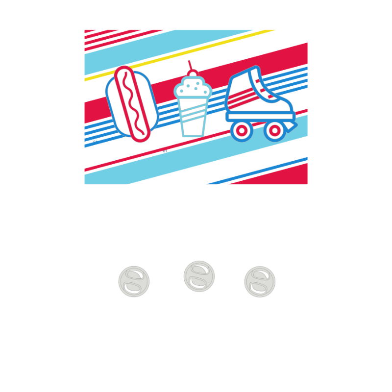 Sonic Enamel Pin Set with Backer Card