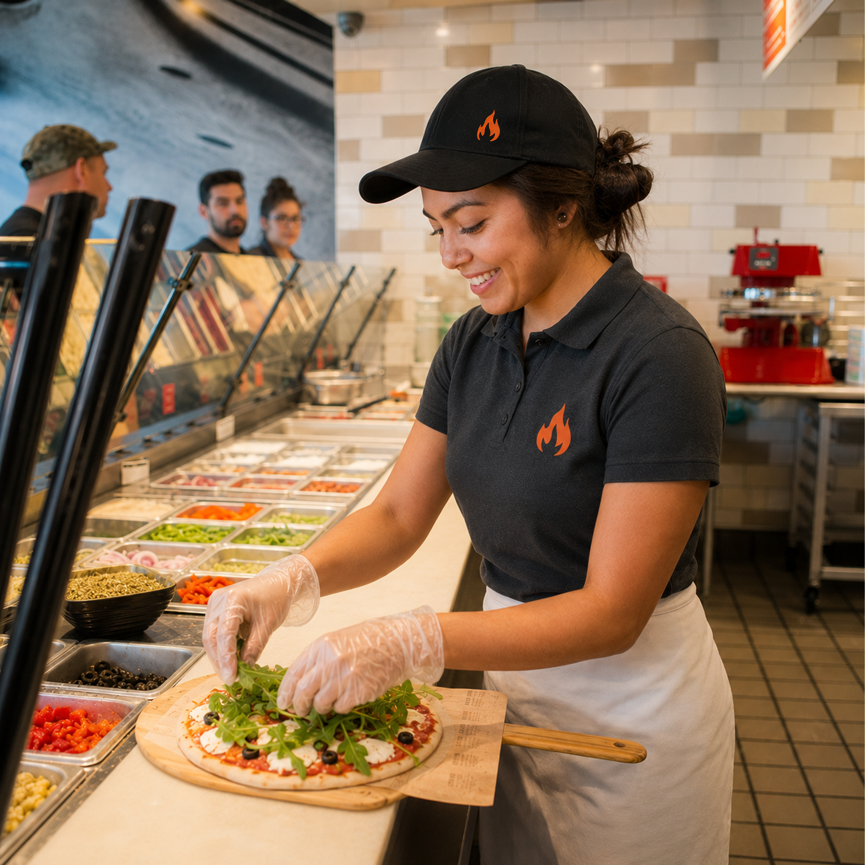 Blaze Pizza Women's Uniform Core Performance Polo - Grey