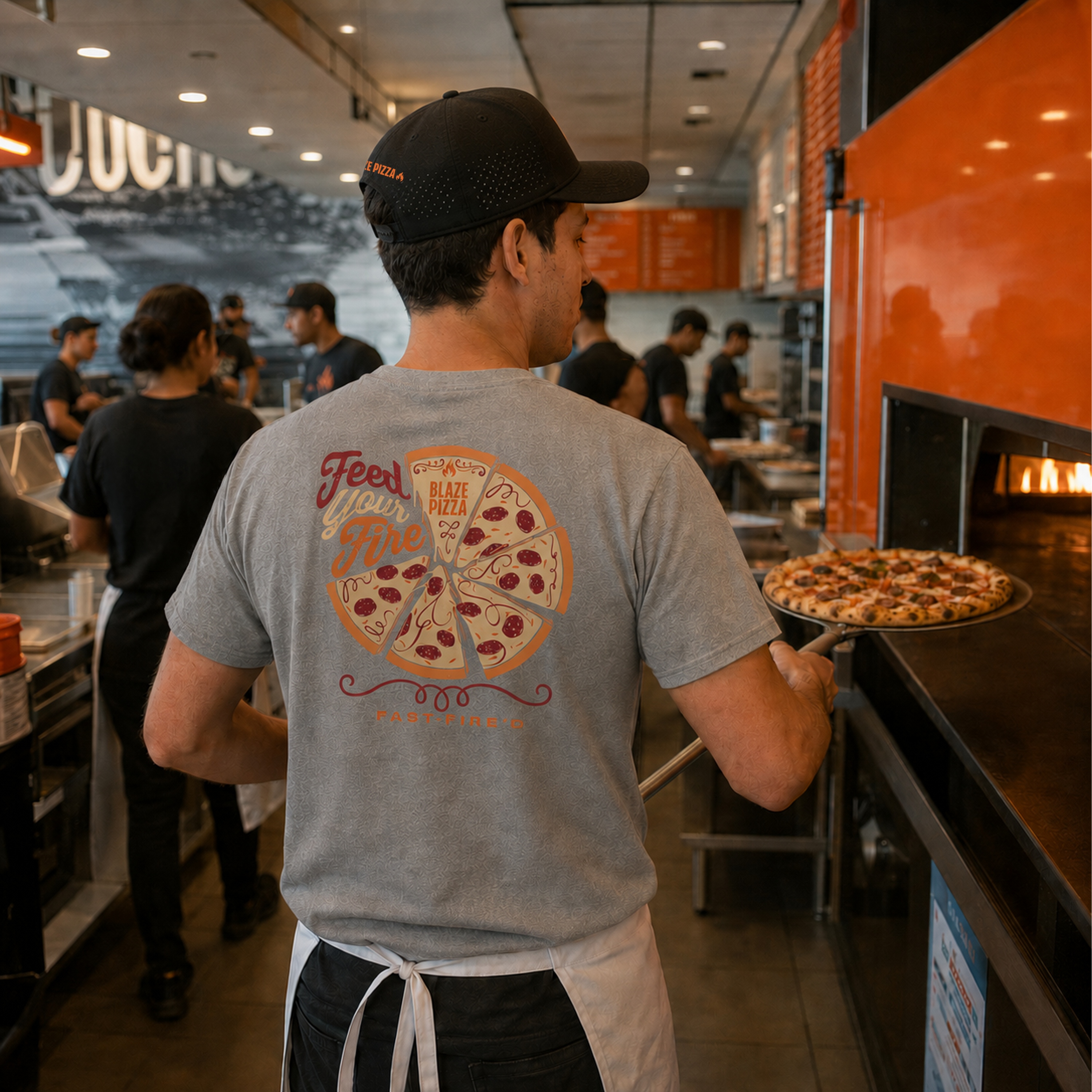 Uniform Word Stack Tee + Uniform Pizza Tee - 2-Pack