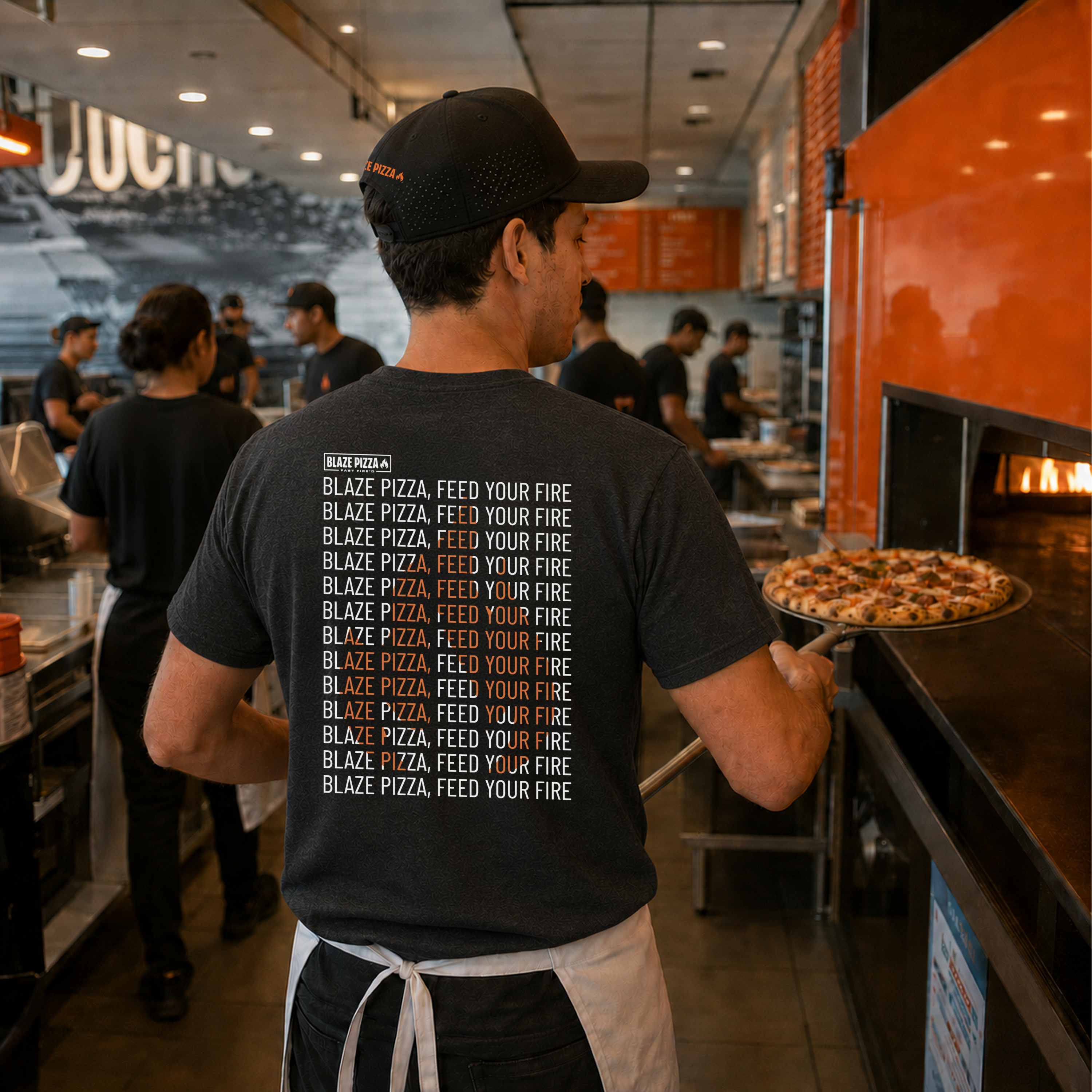 Uniform Word Stack Tee + Uniform Pizza Tee - 2-Pack