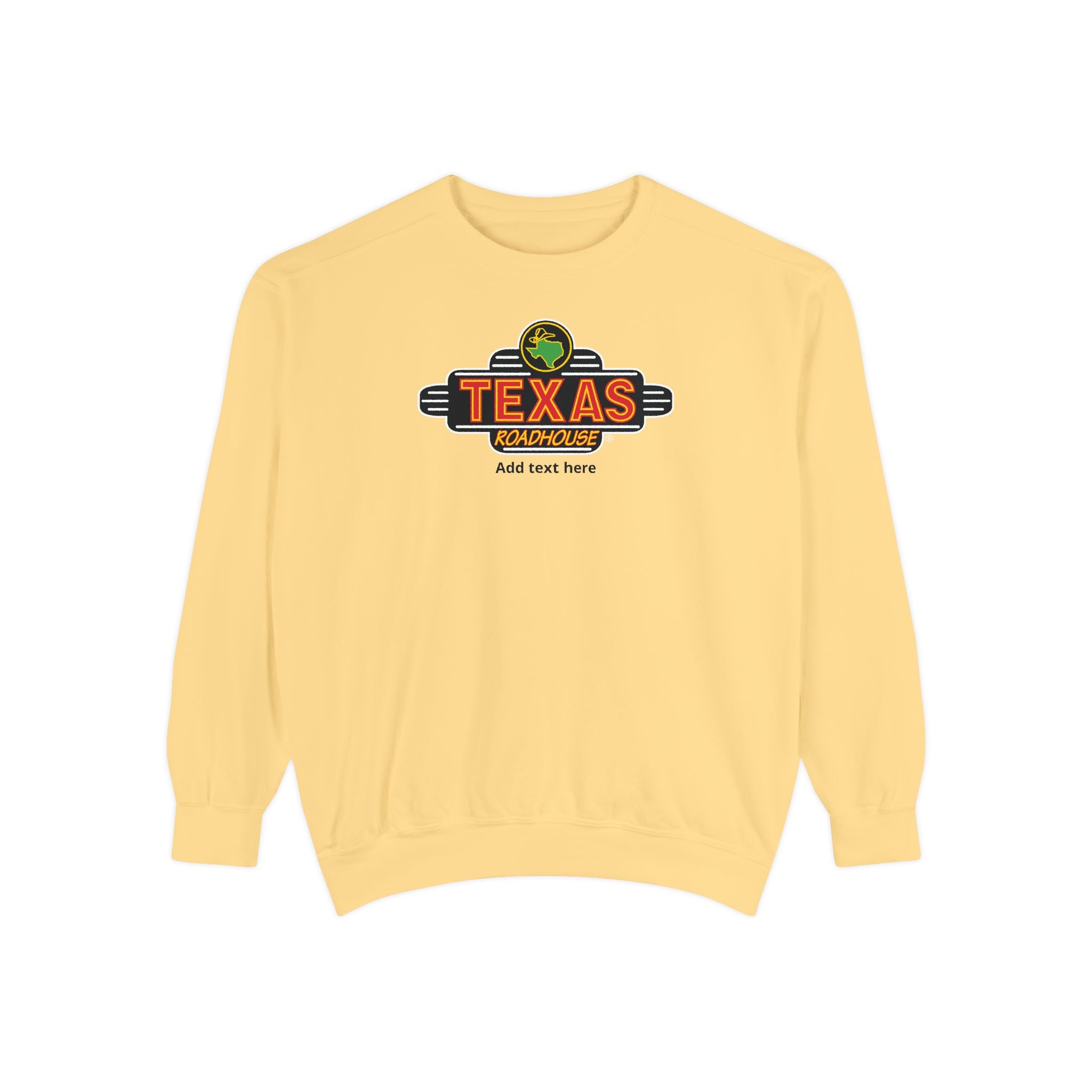 Texas Roadhouse Comfort Colors Unisex Garment-Dyed Crewneck Sweatshirt
