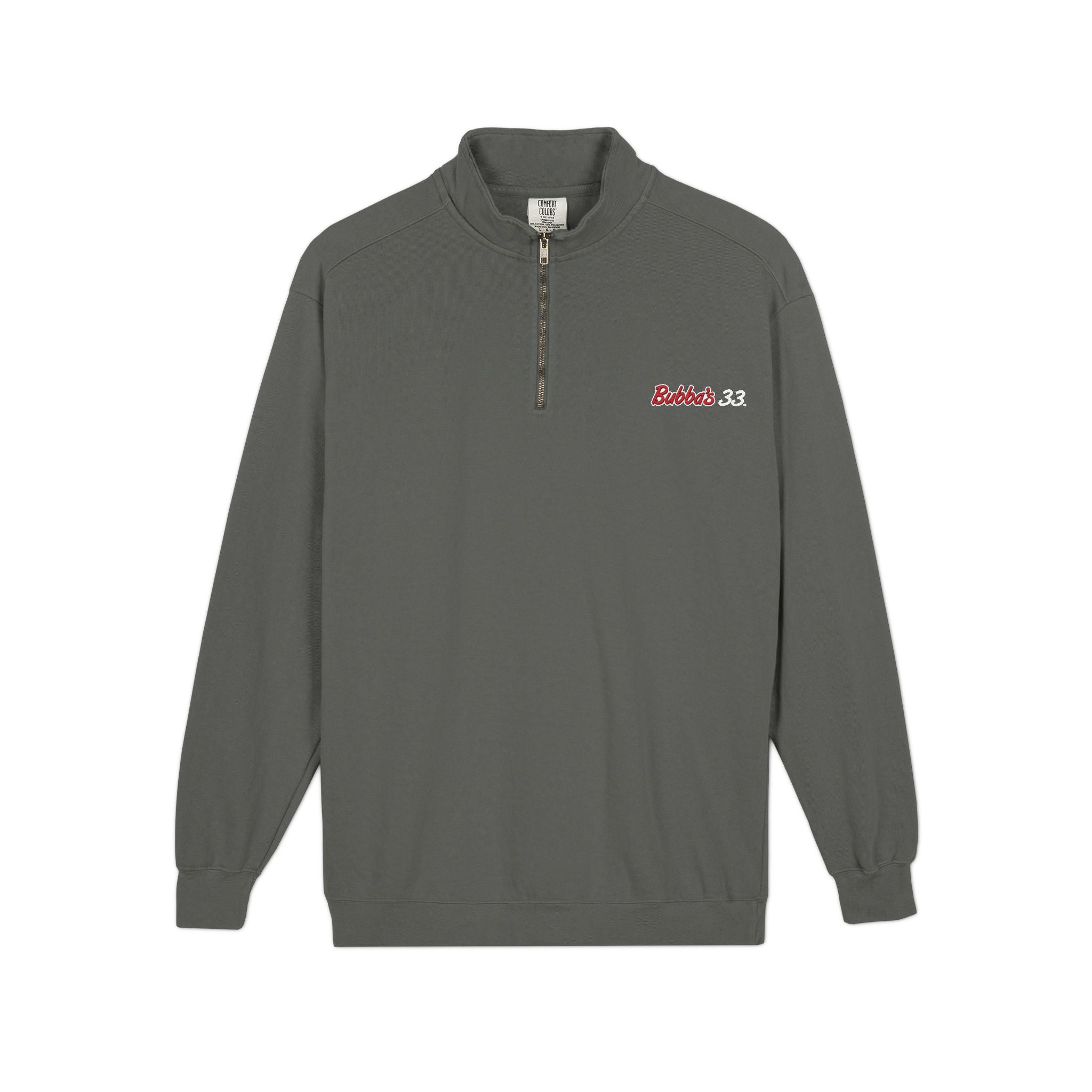 Bubba's 33 Comfort Colors Ring Spun 1/4-Zip Sweatshirt