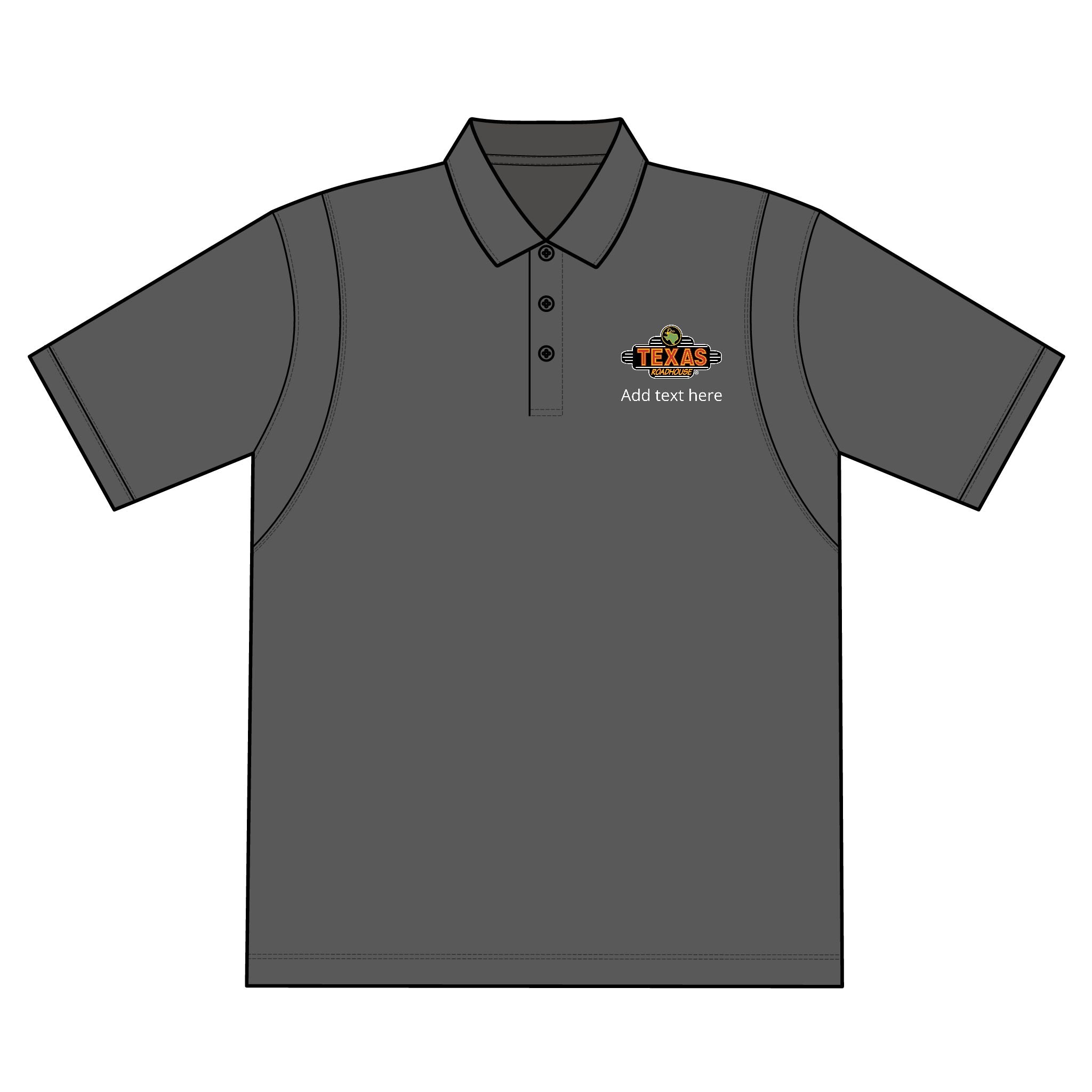 Texas Roadhouse SportTek TALL  Micropique Sport-Wick Polo