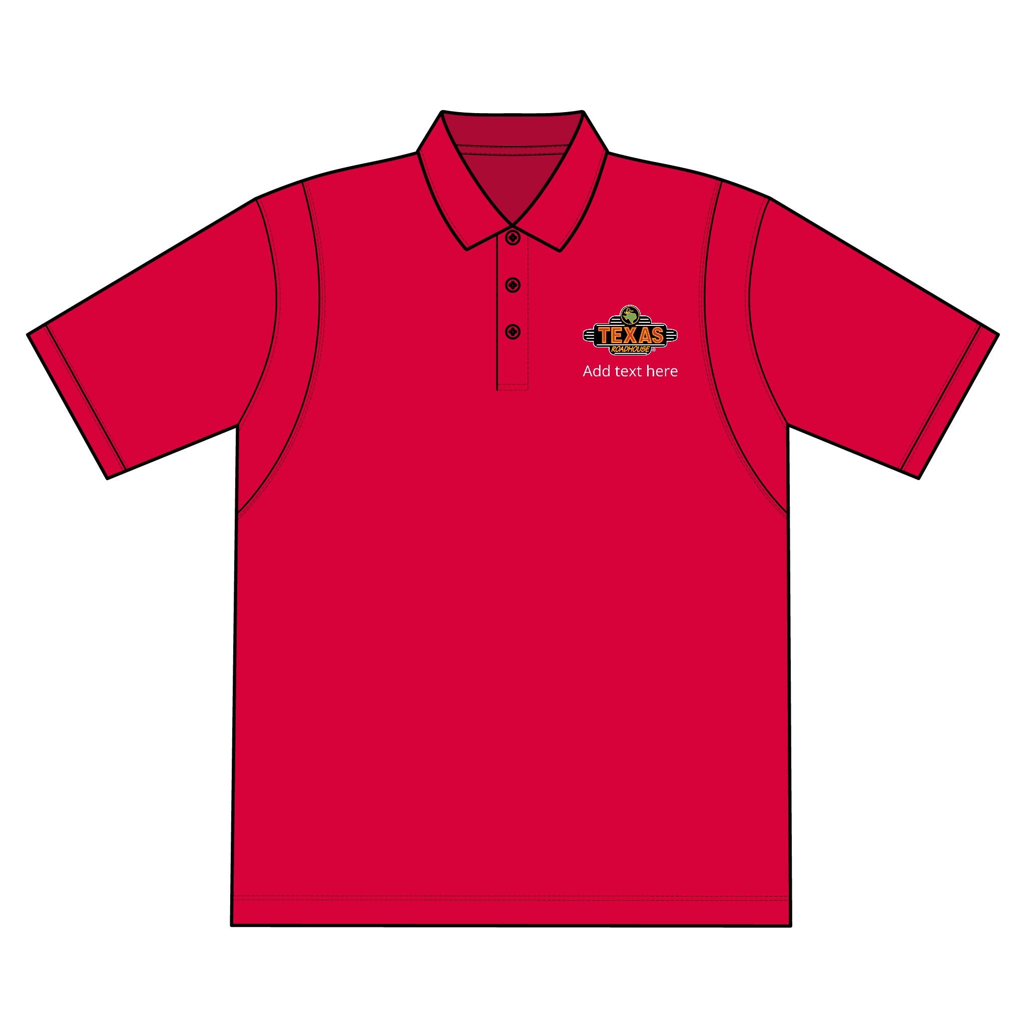 Texas Roadhouse SportTek TALL  Micropique Sport-Wick Polo