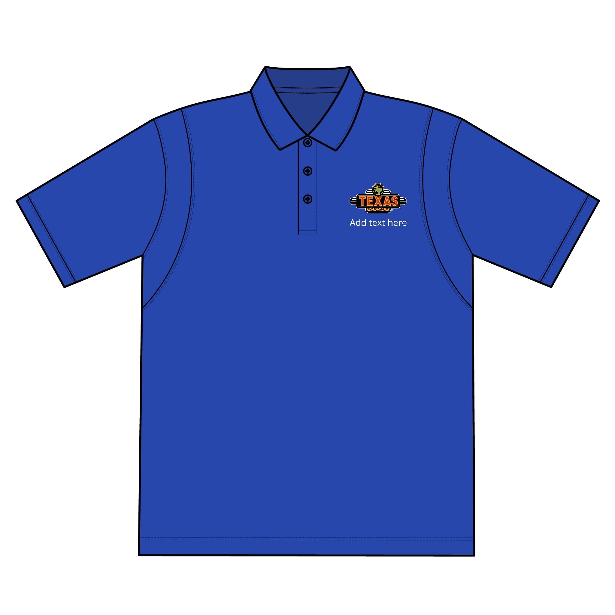 Texas Roadhouse SportTek TALL  Micropique Sport-Wick Polo