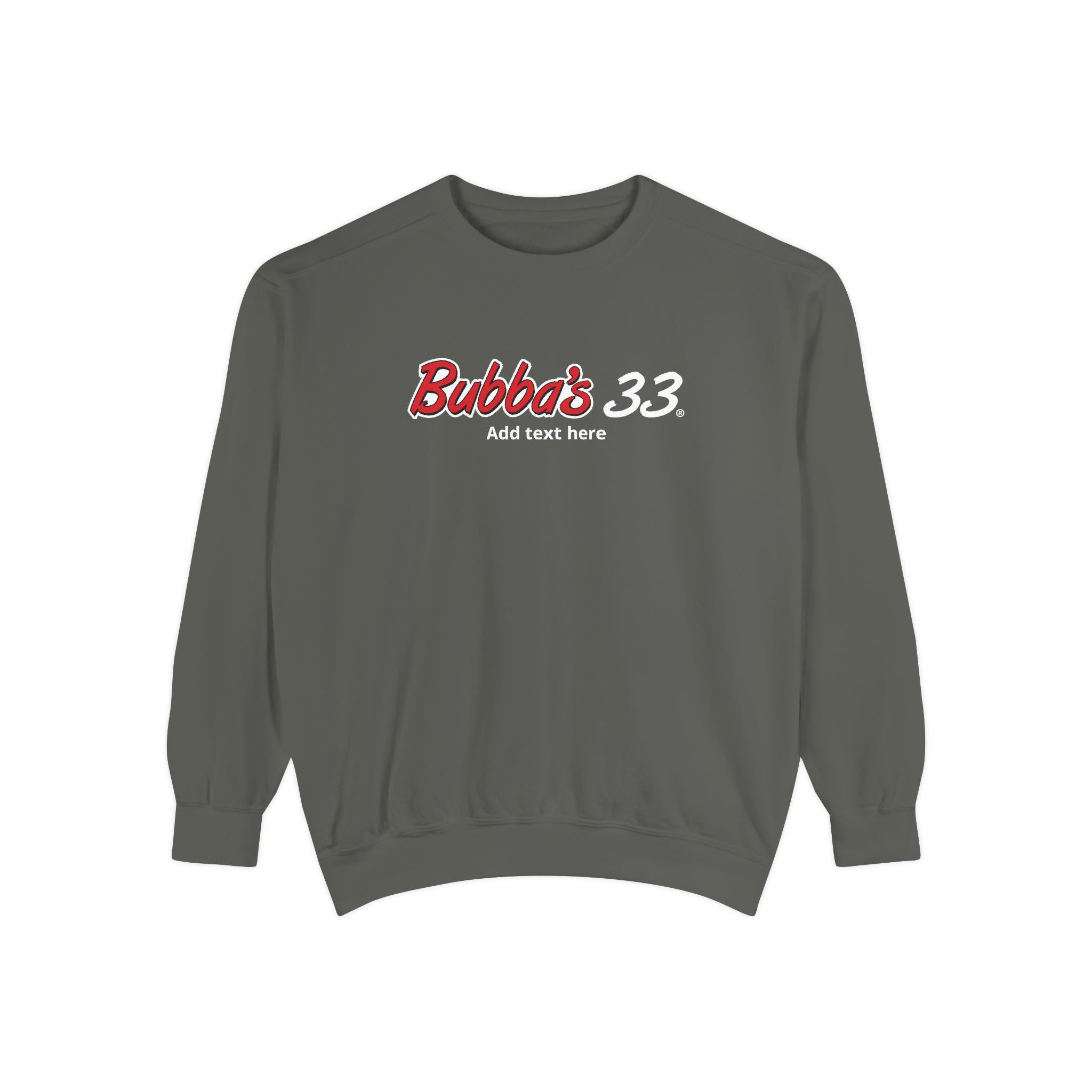 Bubba's 33 Comfort Colors Unisex Garment-Dyed Crewneck Sweatshirt