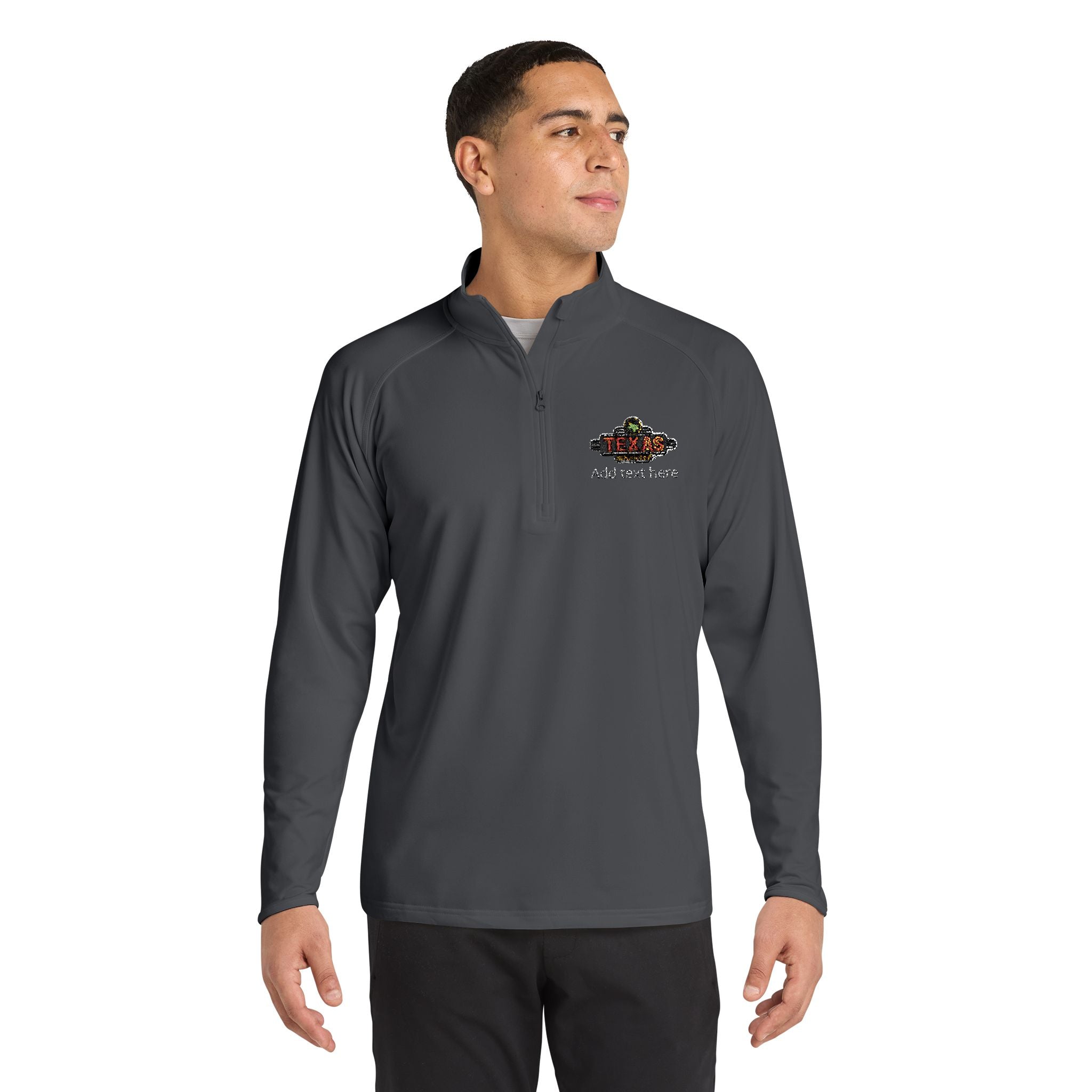 Texas Roadhouse Men's Sport-Tek Sport-Wick Stretch 1/4-Zip Pullover