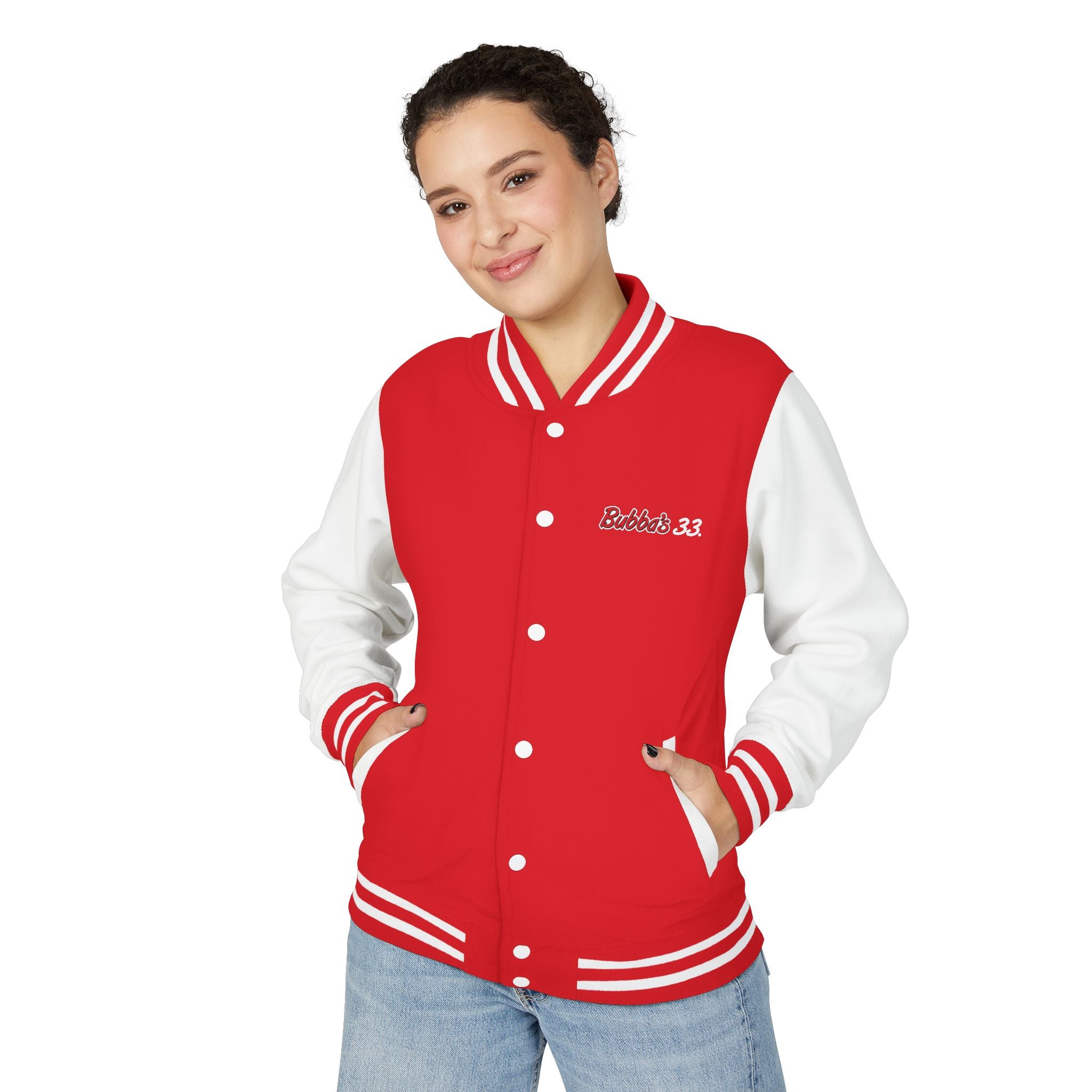 Bubba's 33 Unisex Heavyweight Vintage Letterman Jacket