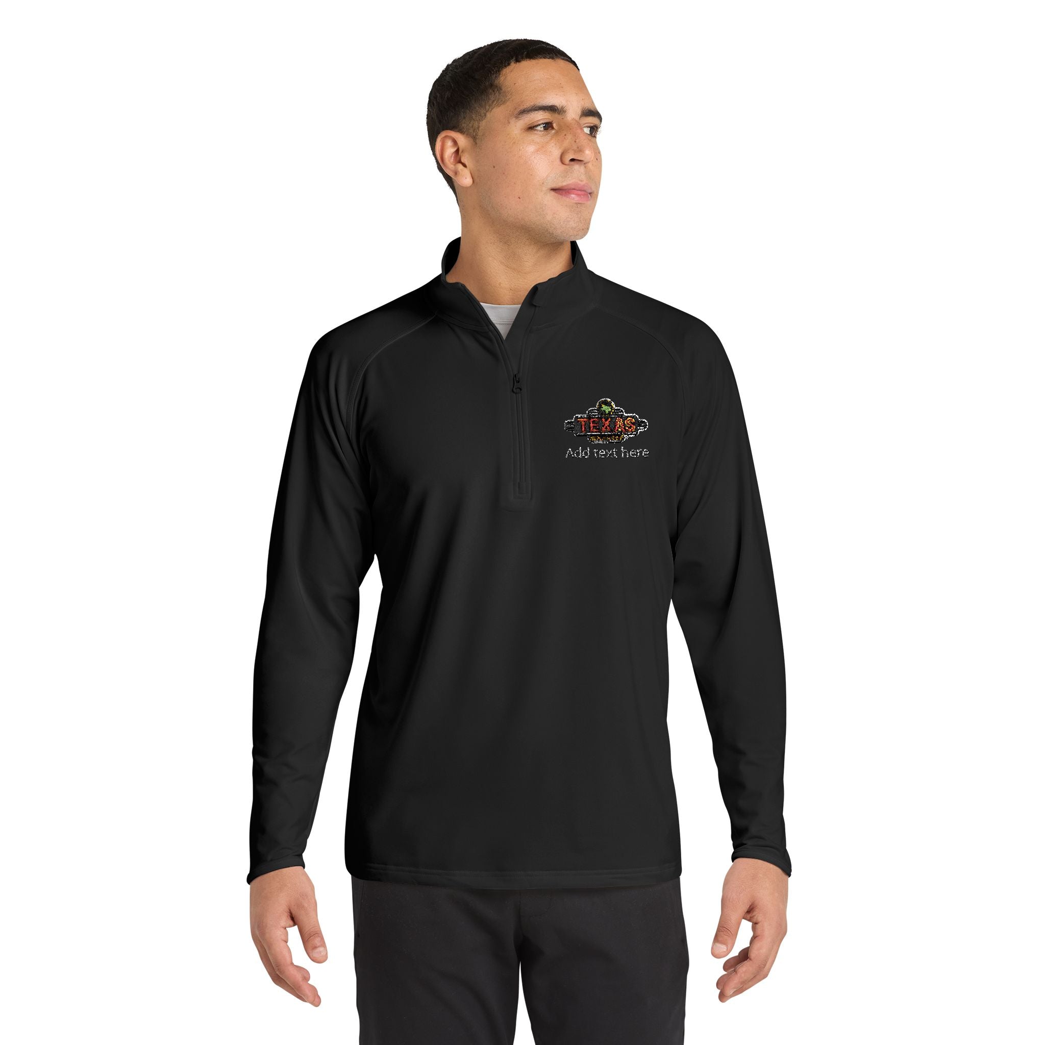 Texas Roadhouse Men's Sport-Tek Sport-Wick Stretch 1/4-Zip Pullover