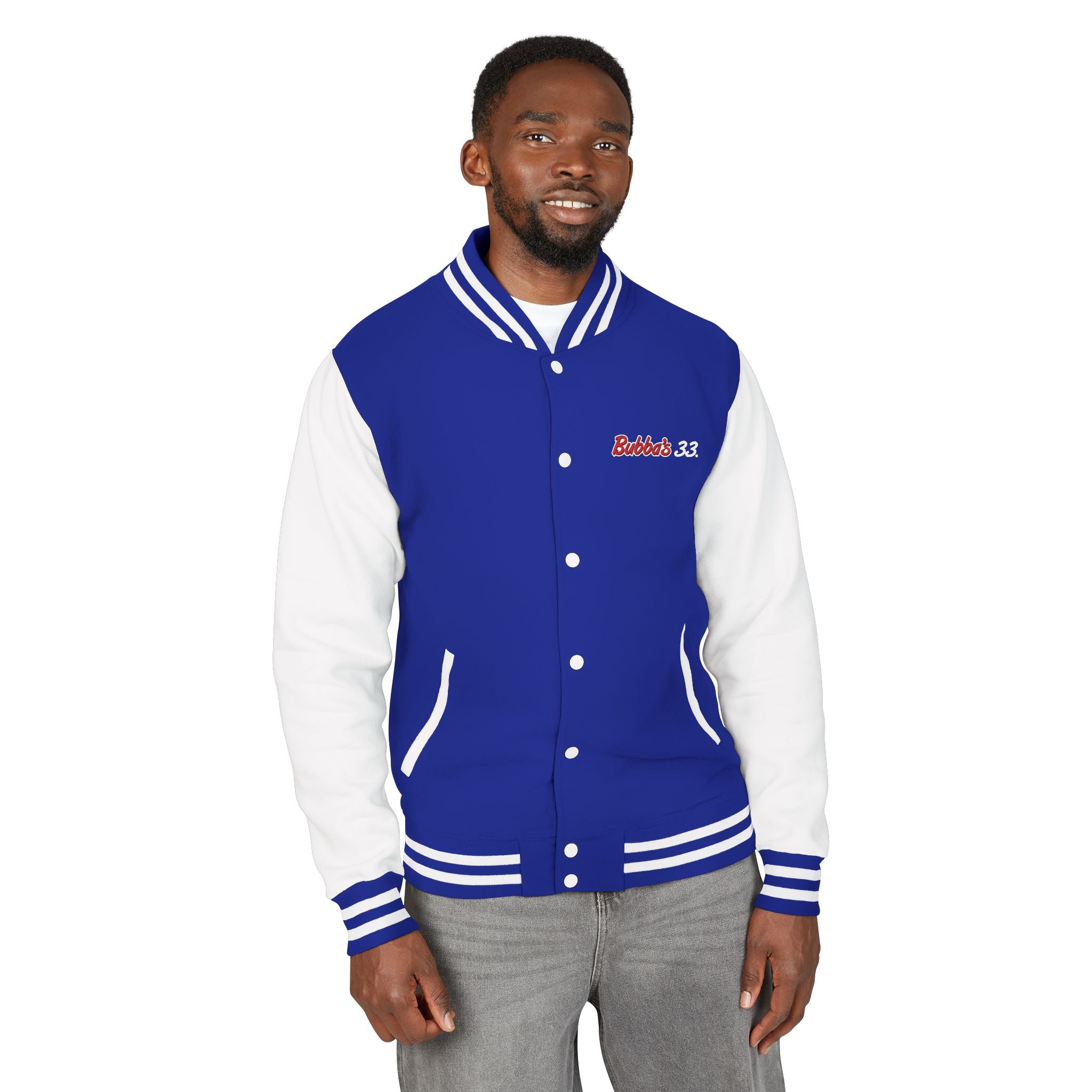Bubba's 33 Unisex Heavyweight Vintage Letterman Jacket