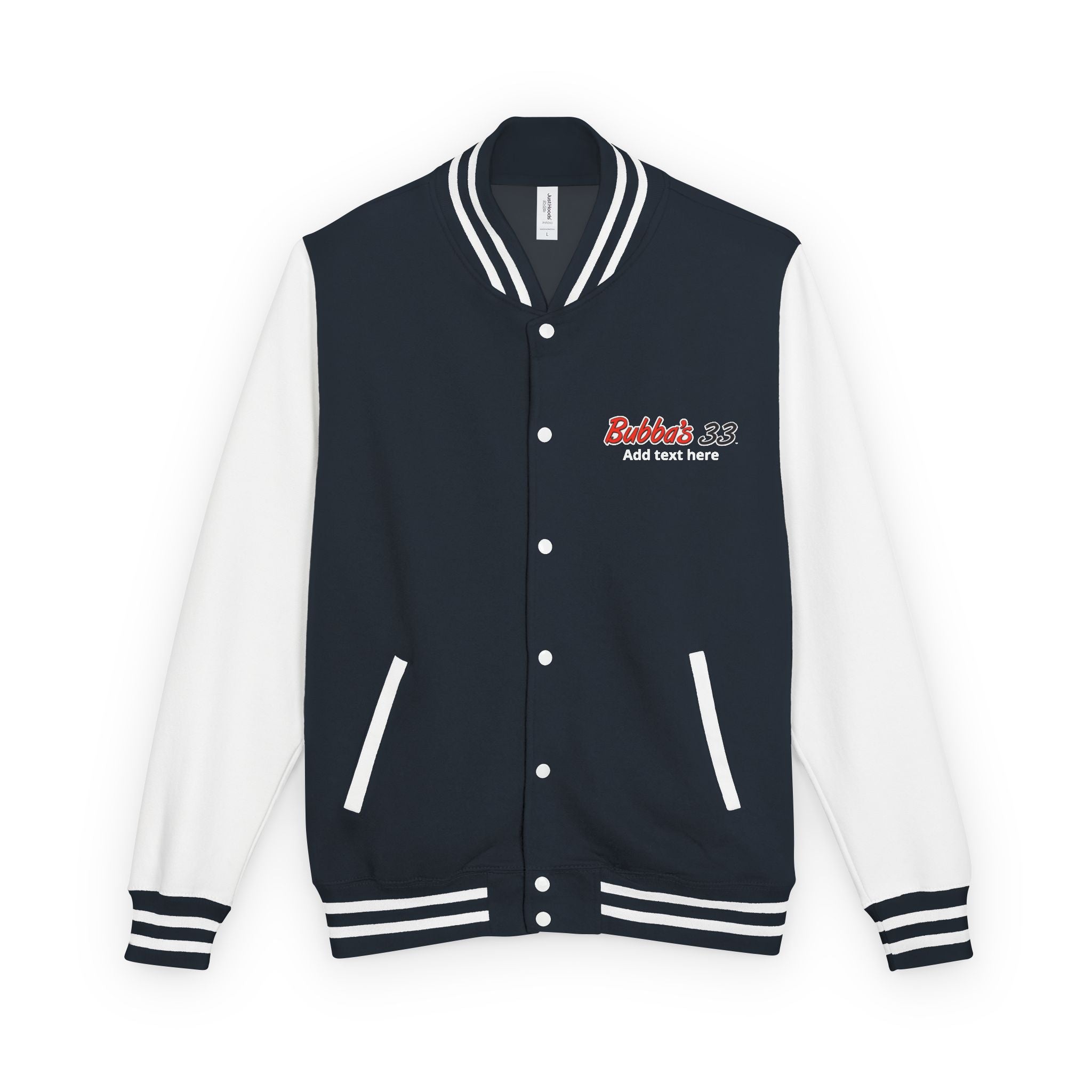 Bubba's 33 Unisex Heavyweight Letterman Jacket