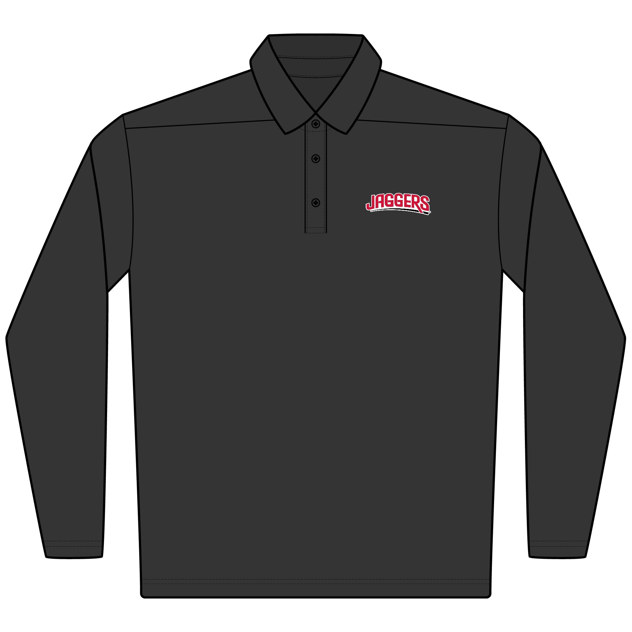 Jaggers Men's Nike Dri-FIT Micro Pique 2.0 Long Sleeve Polo