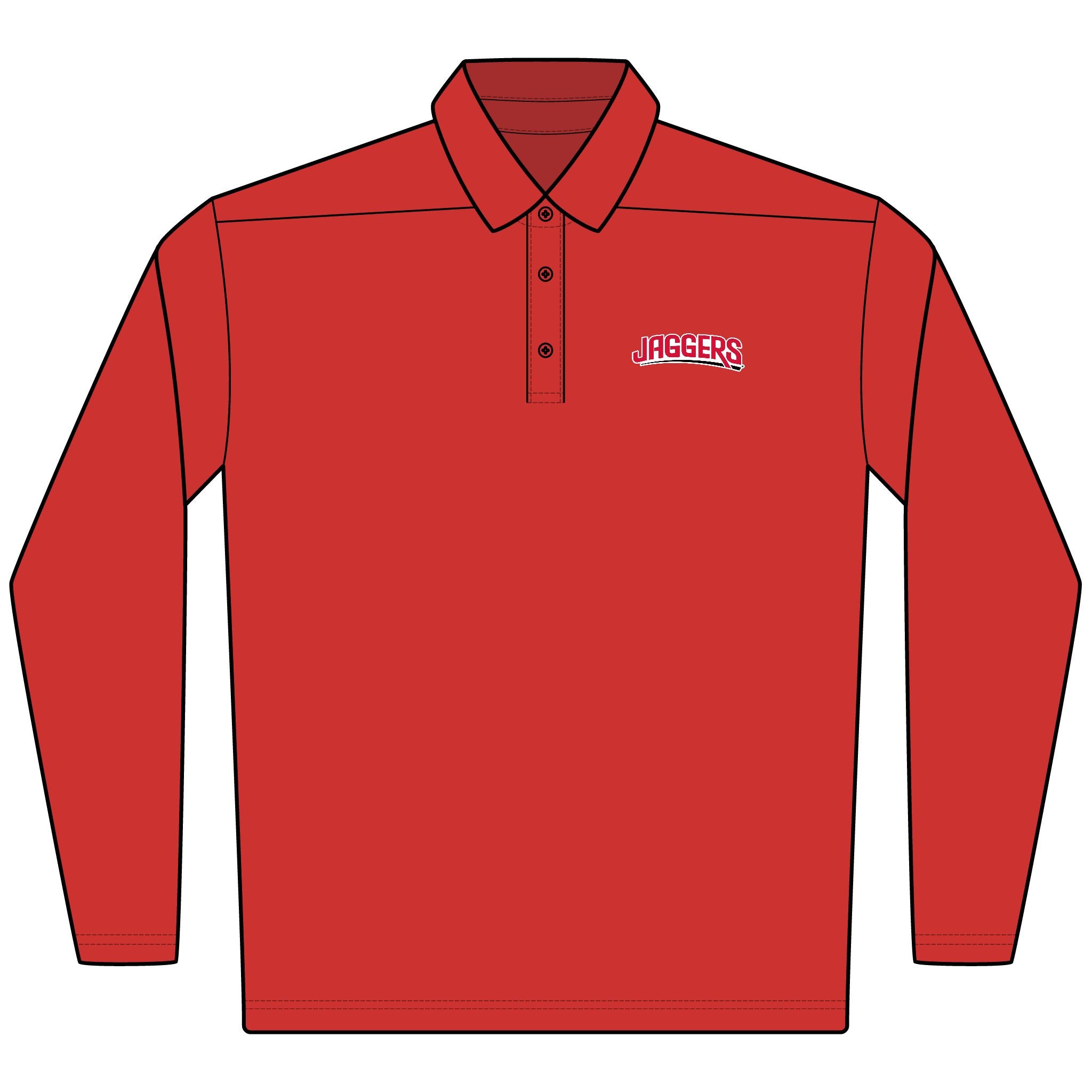 Jaggers Men's Nike Dri-FIT Micro Pique 2.0 Long Sleeve Polo