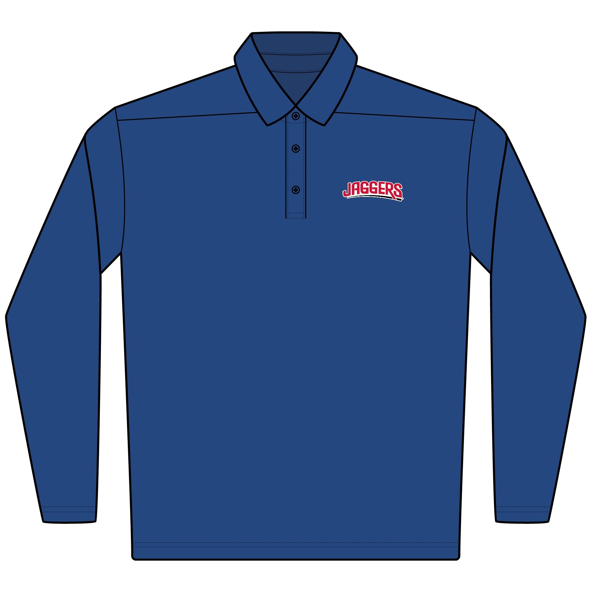 Jaggers Men's Nike Dri-FIT Micro Pique 2.0 Long Sleeve Polo