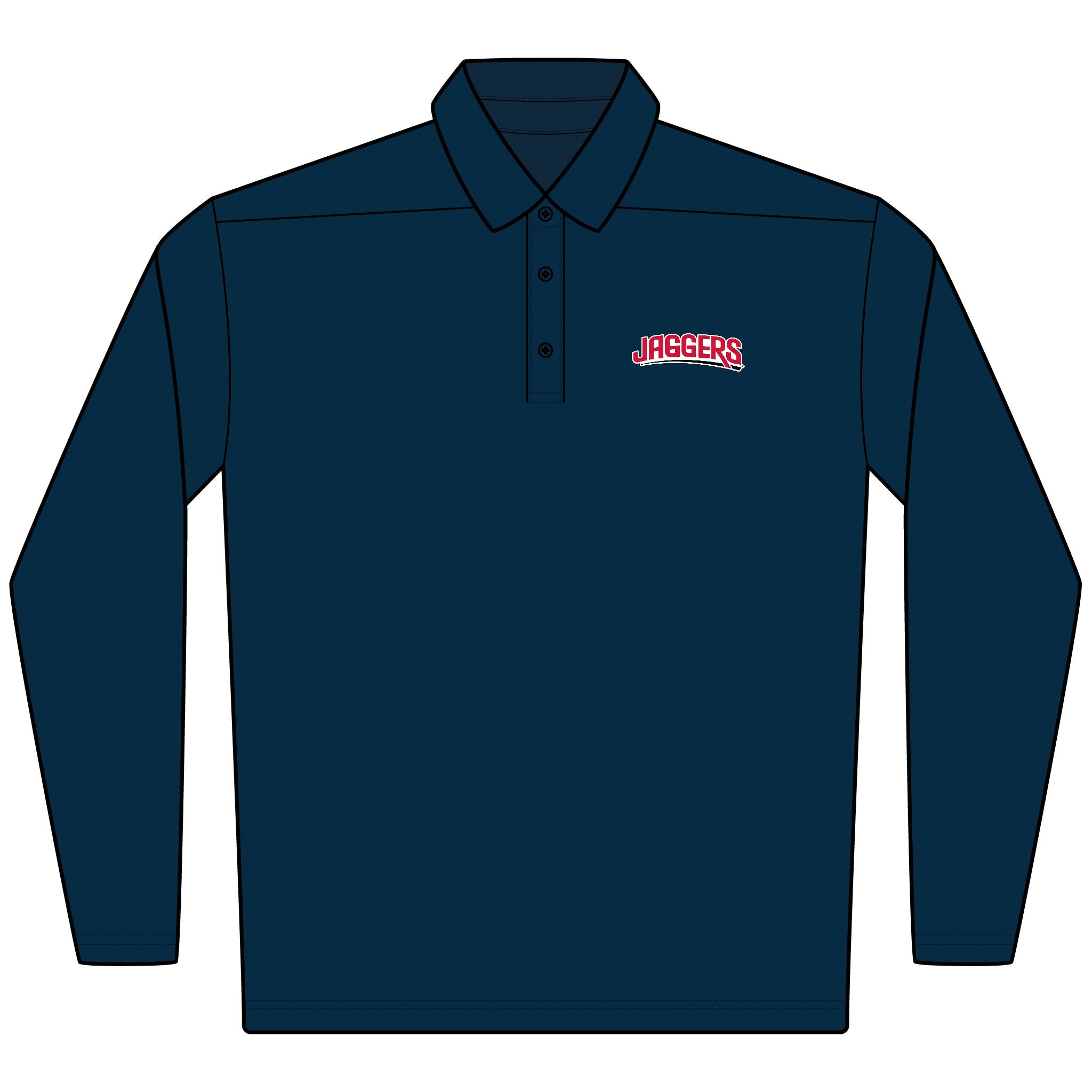 Jaggers Men's Nike Dri-FIT Micro Pique 2.0 Long Sleeve Polo