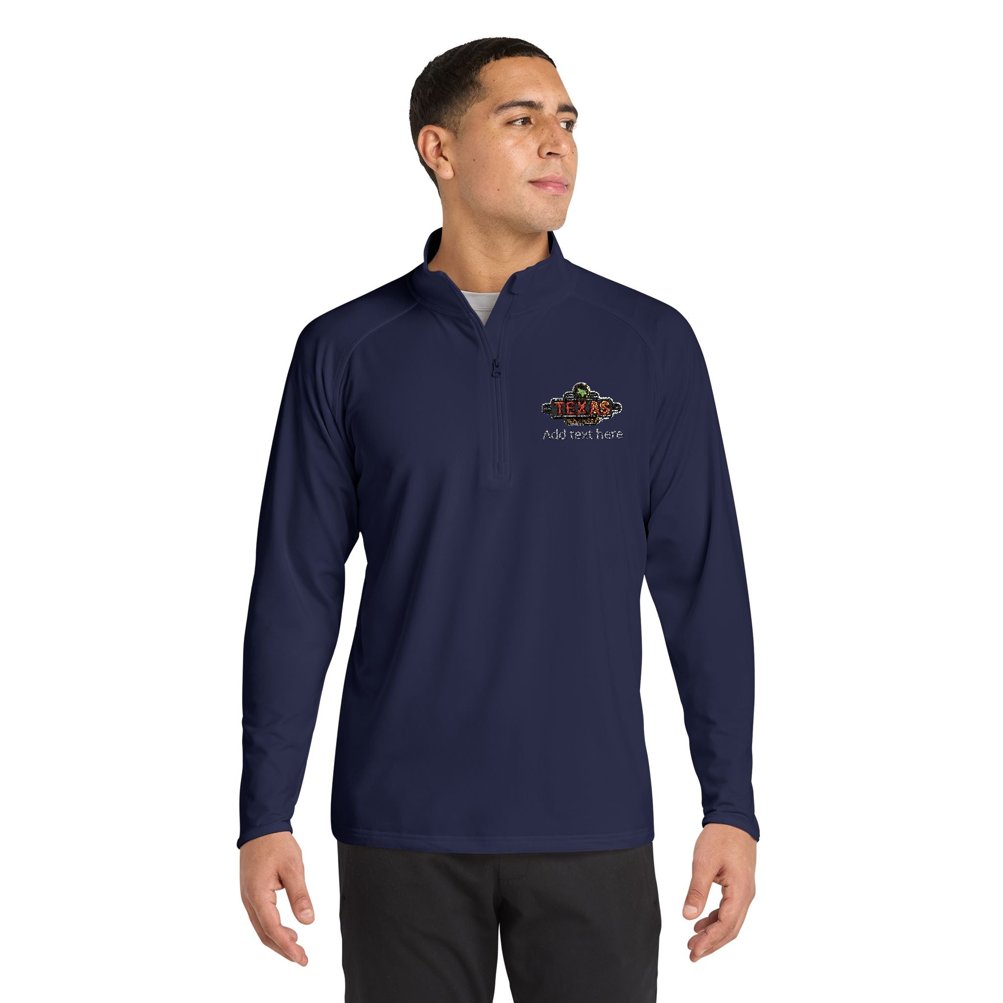 Texas Roadhouse Men's Sport-Tek Sport-Wick Stretch 1/4-Zip Pullover