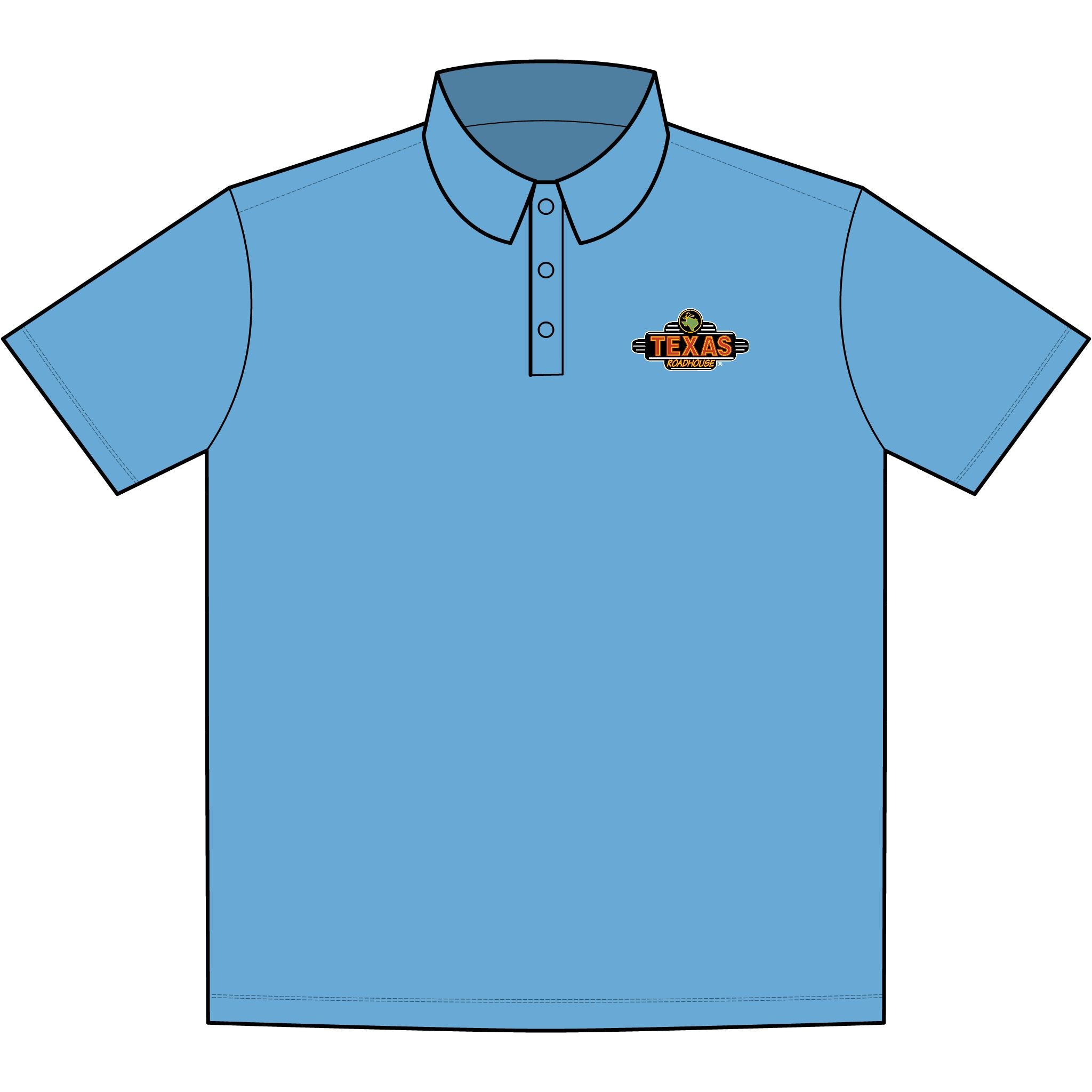 Texas Roadhouse Men's Sport-Tek PosiCharge Re-Compete Polo