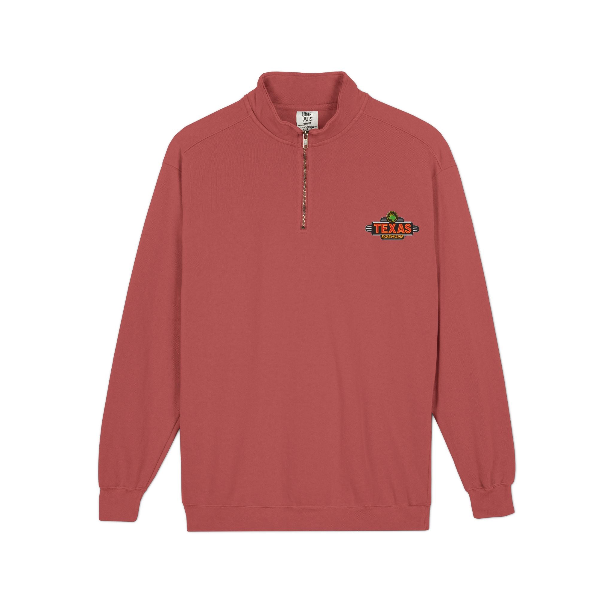 Texas Roadhouse Comfort Colors Ring Spun 1/4-Zip Sweatshirt