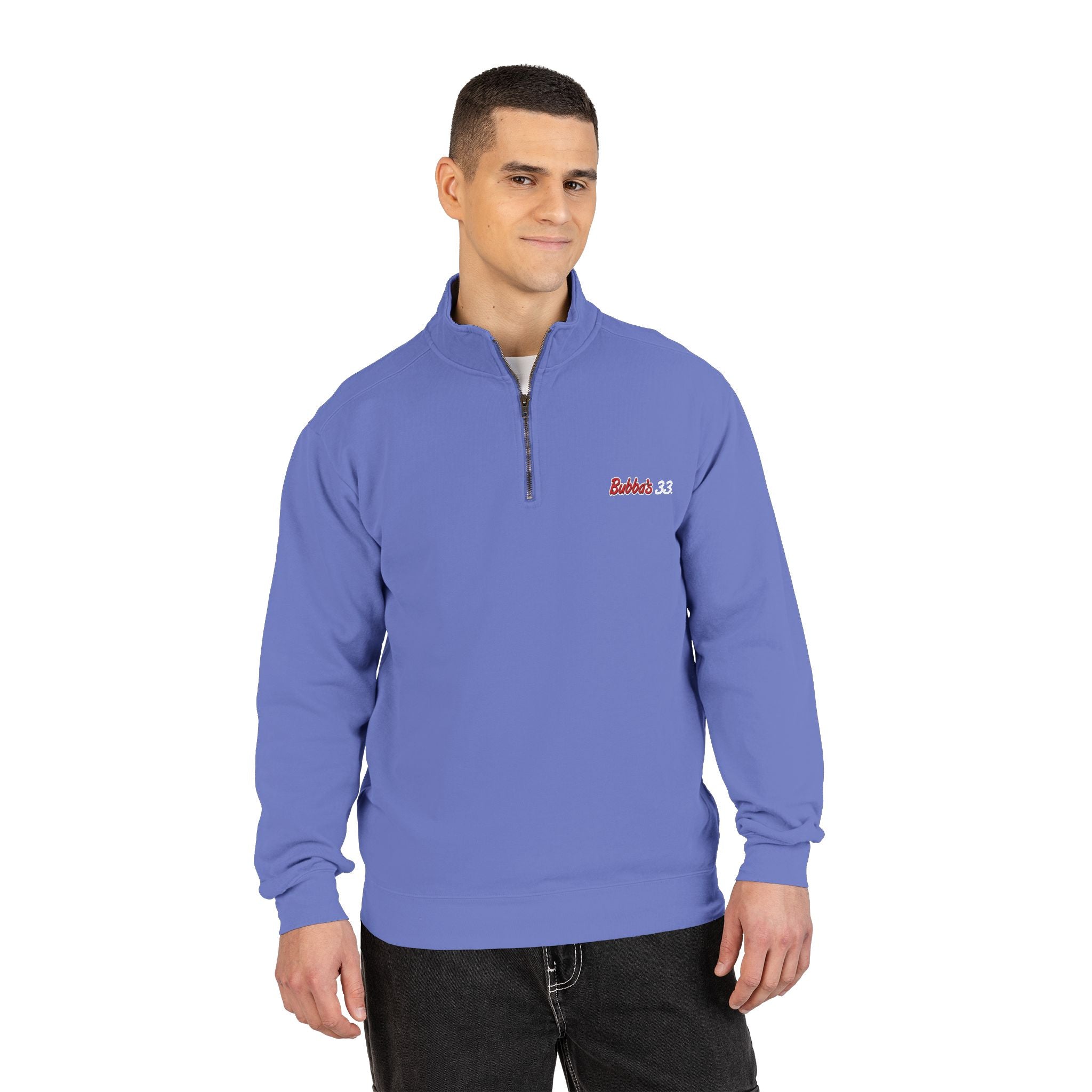 Bubba's 33 Comfort Colors Ring Spun 1/4-Zip Sweatshirt