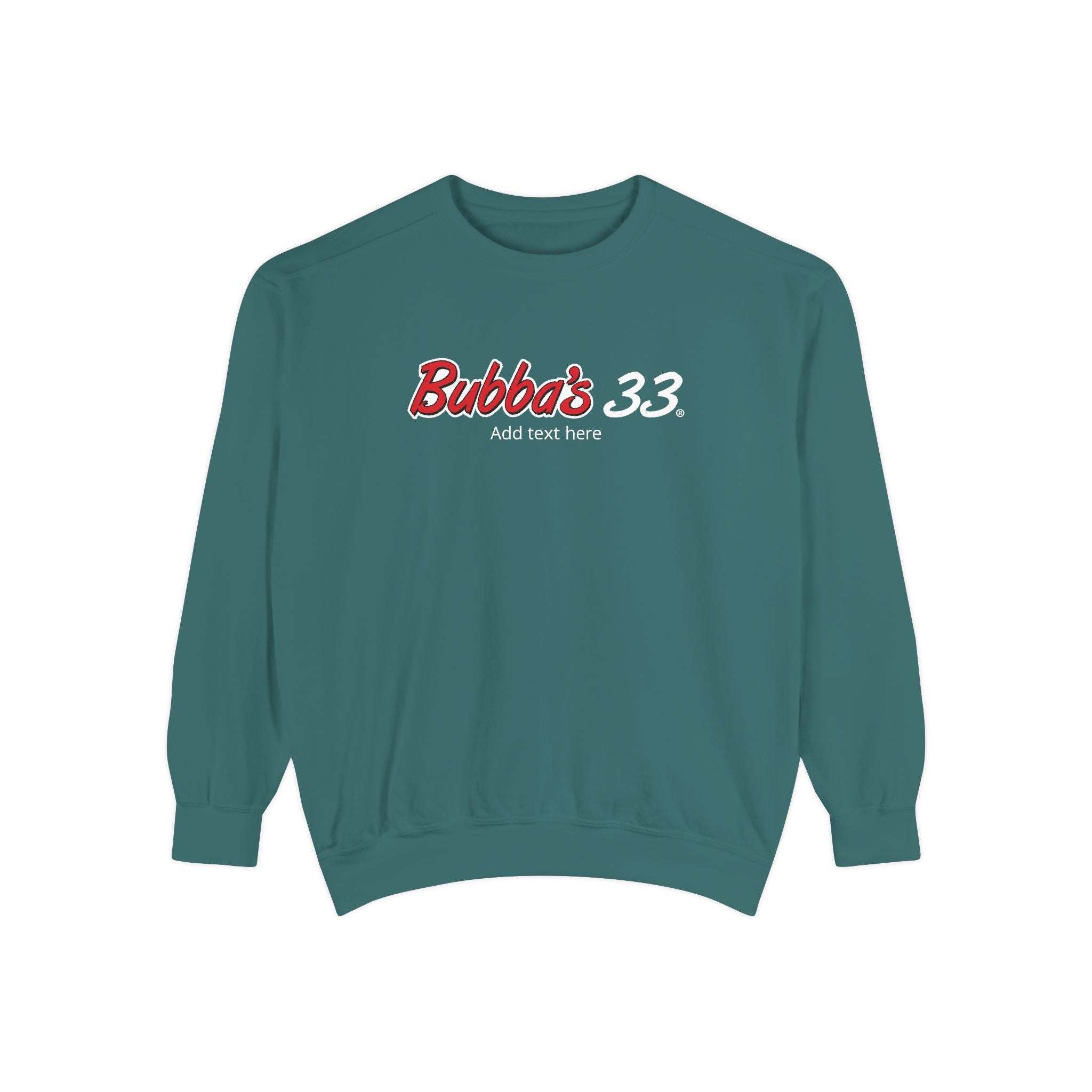 Bubba's 33 Comfort Colors Unisex Garment-Dyed Crewneck Sweatshirt