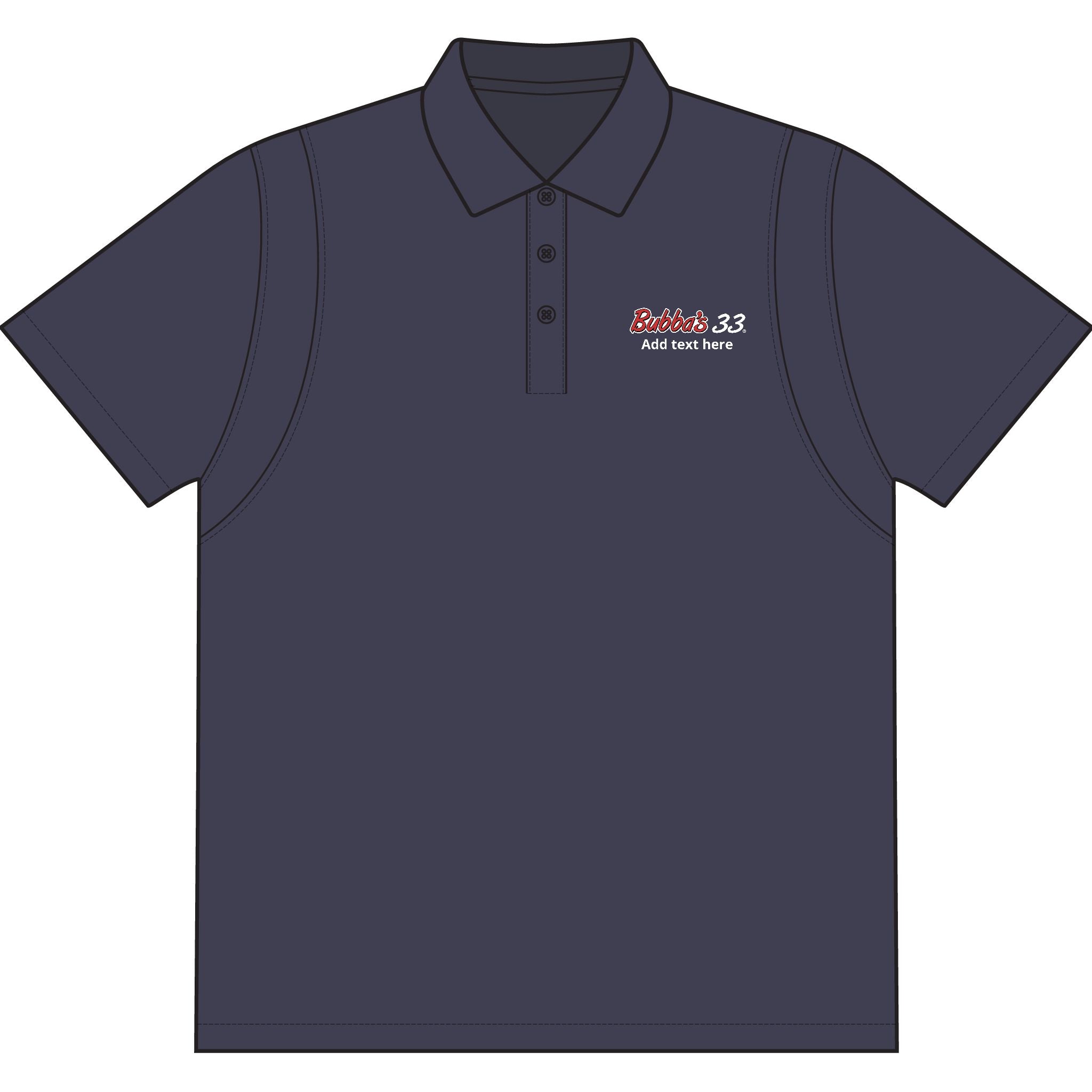 Bubba's 33 SportTek Micropique Sport-Wick Polo