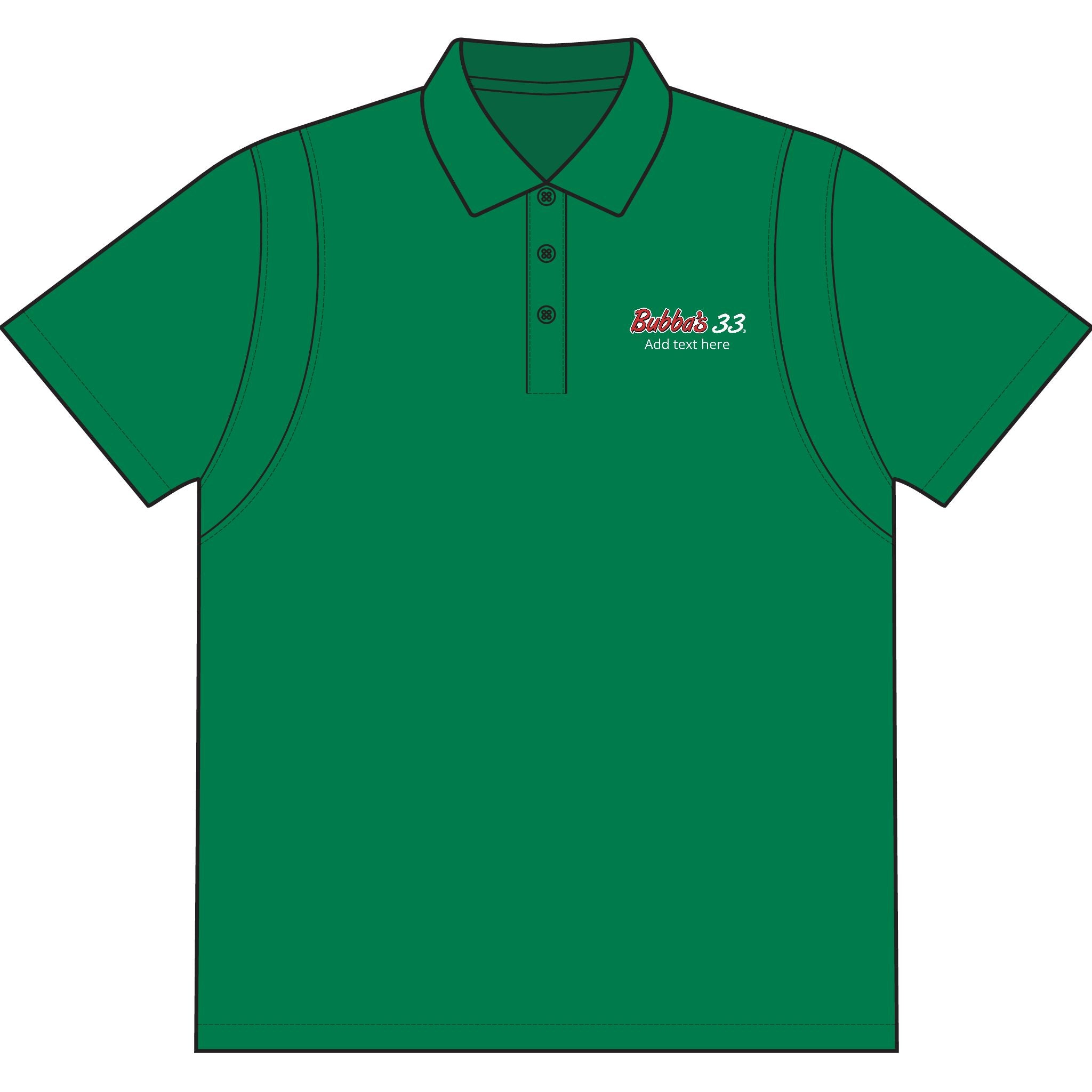 Bubba's 33 SportTek Micropique Sport-Wick Polo