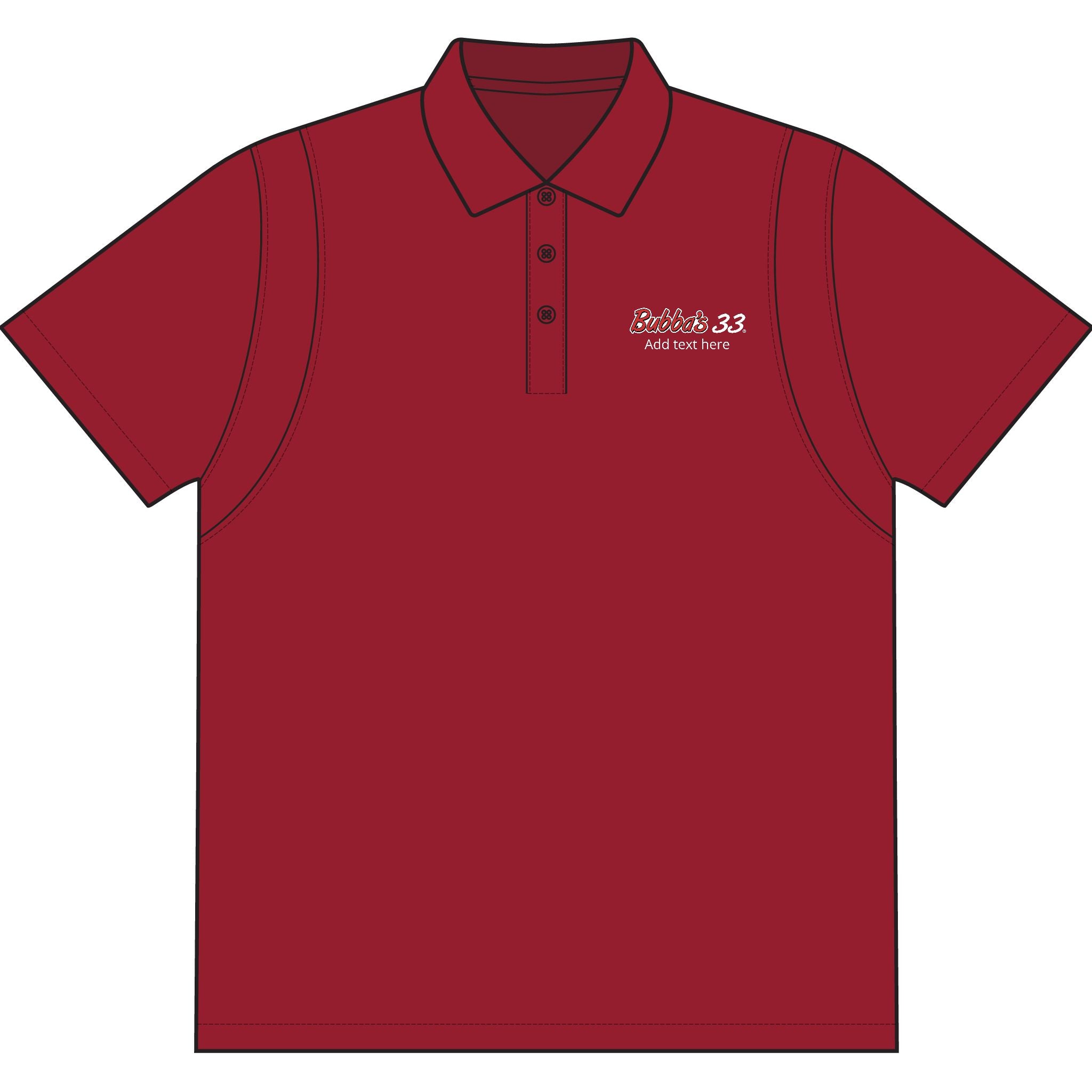 Bubba's 33 SportTek Micropique Sport-Wick Polo
