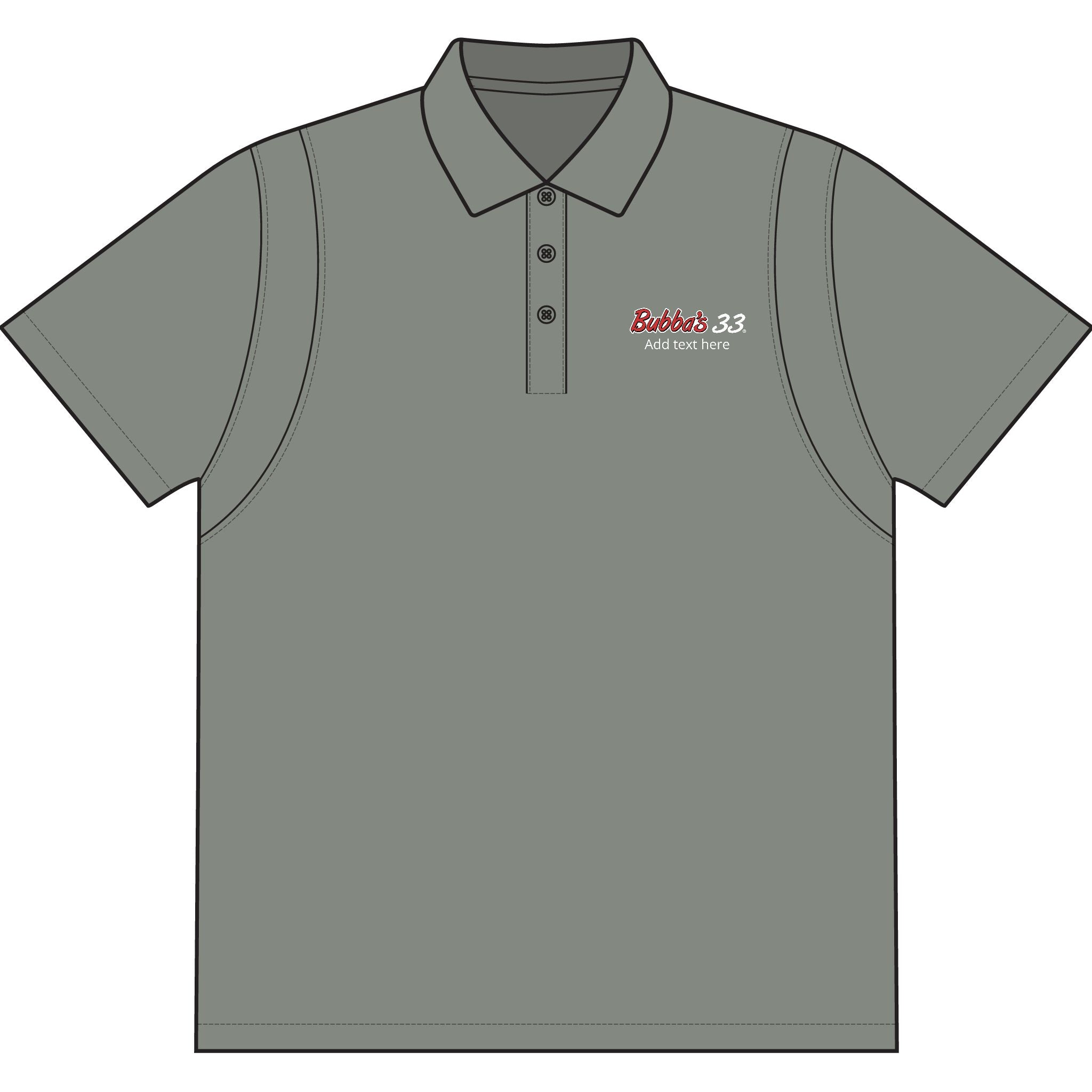 Bubba's 33 SportTek Micropique Sport-Wick Polo