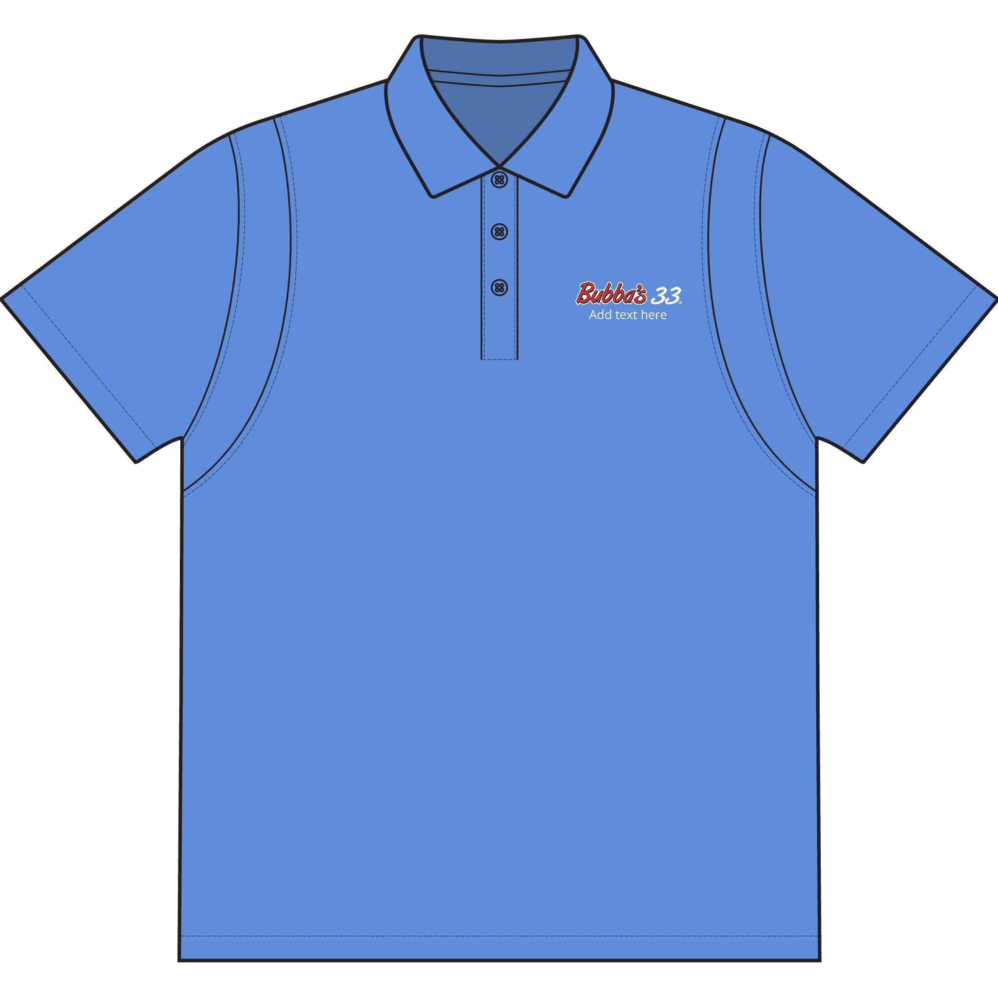 Bubba's 33 SportTek Micropique Sport-Wick Polo