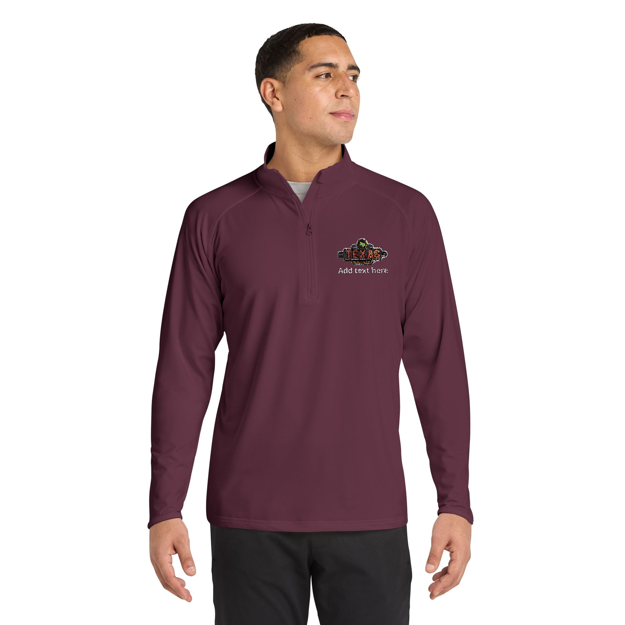 Texas Roadhouse Men's Sport-Tek Sport-Wick Stretch 1/4-Zip Pullover