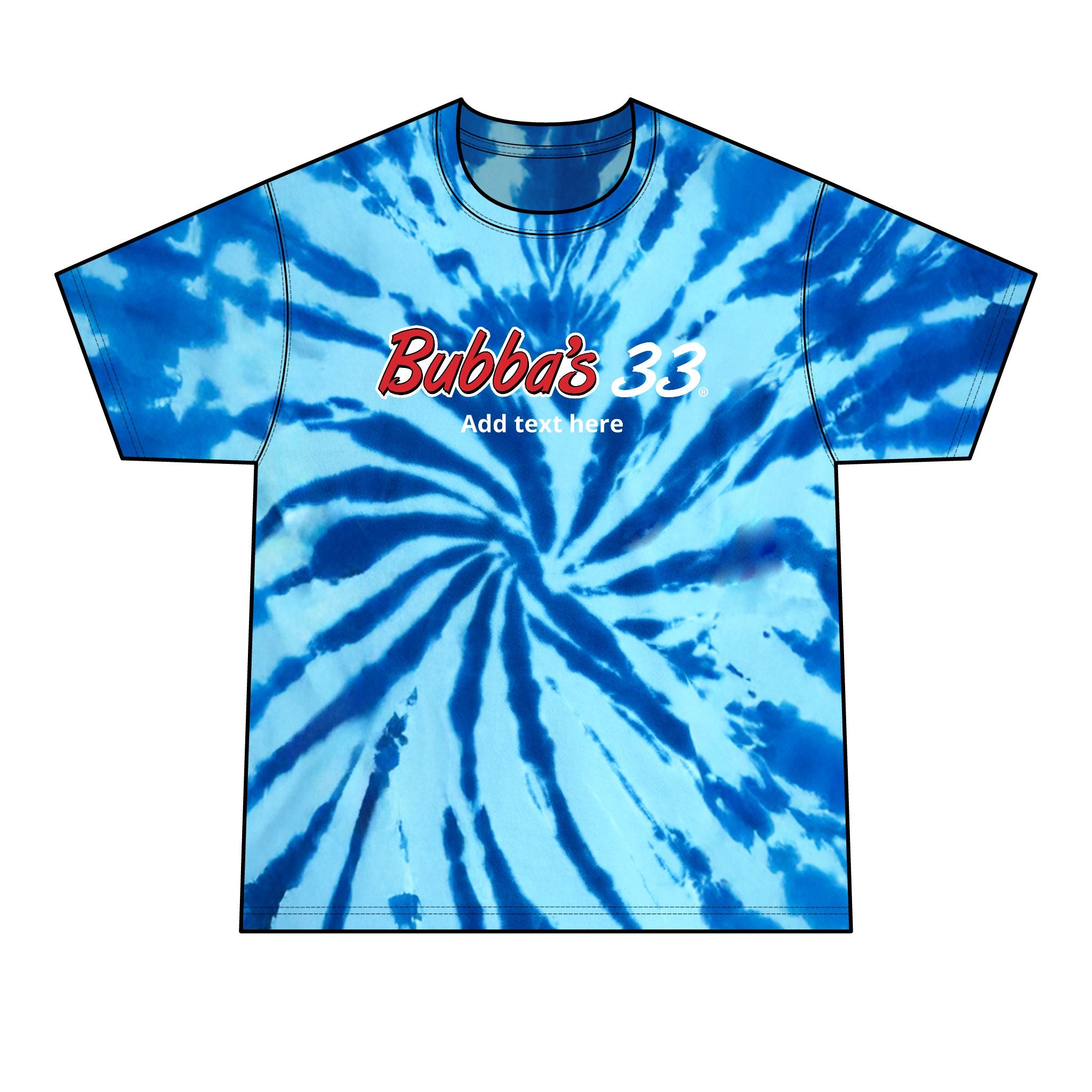 Bubba's 33 Spiral Tie Dye T-Shirt