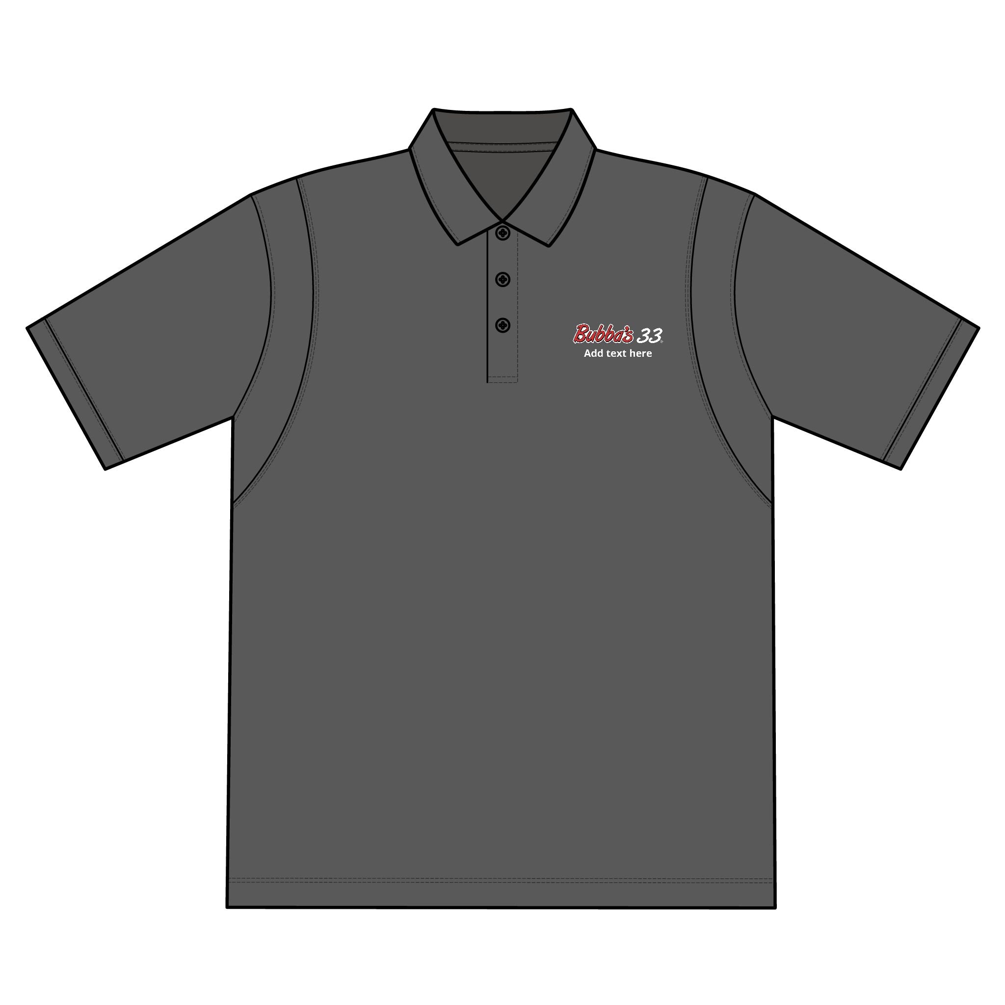Bubba's 33 Men's SportTek Tall Micropique Sport-Wick Polo