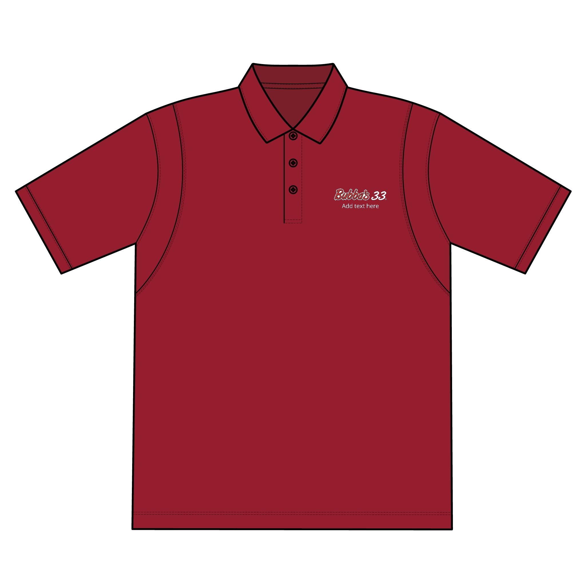 Bubba's 33 Men's SportTek Tall Micropique Sport-Wick Polo