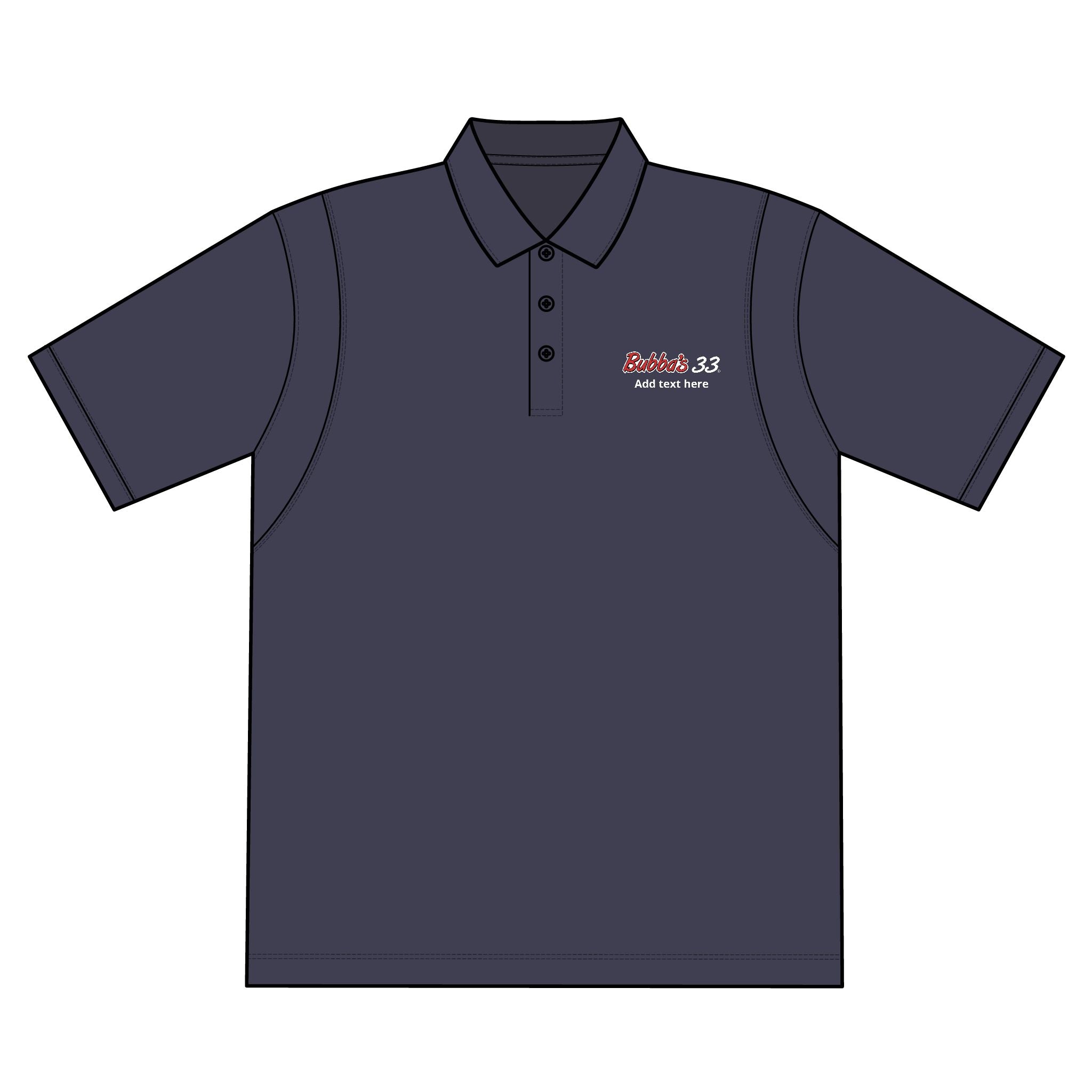 Bubba's 33 Men's SportTek Tall Micropique Sport-Wick Polo