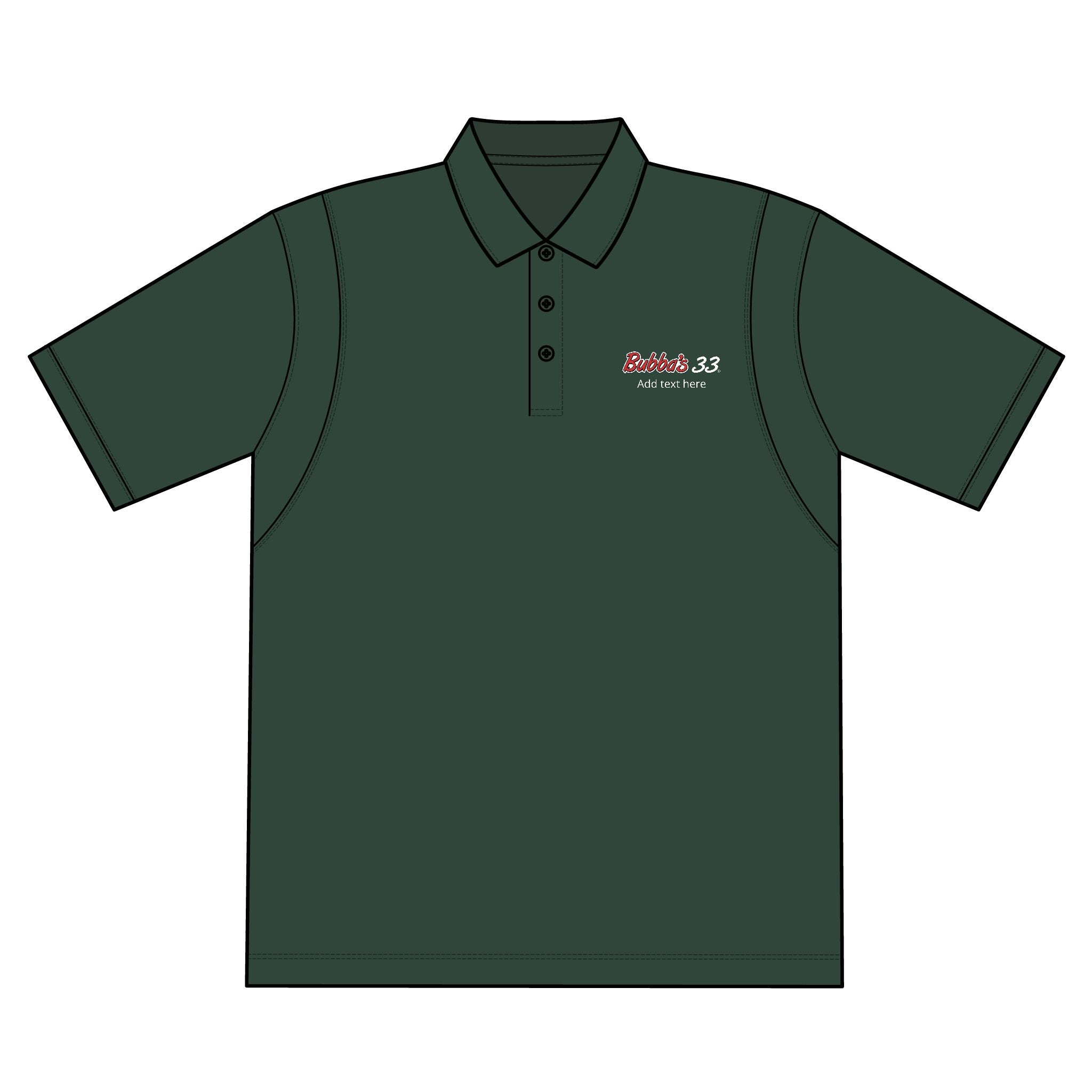 Bubba's 33 Men's SportTek Tall Micropique Sport-Wick Polo