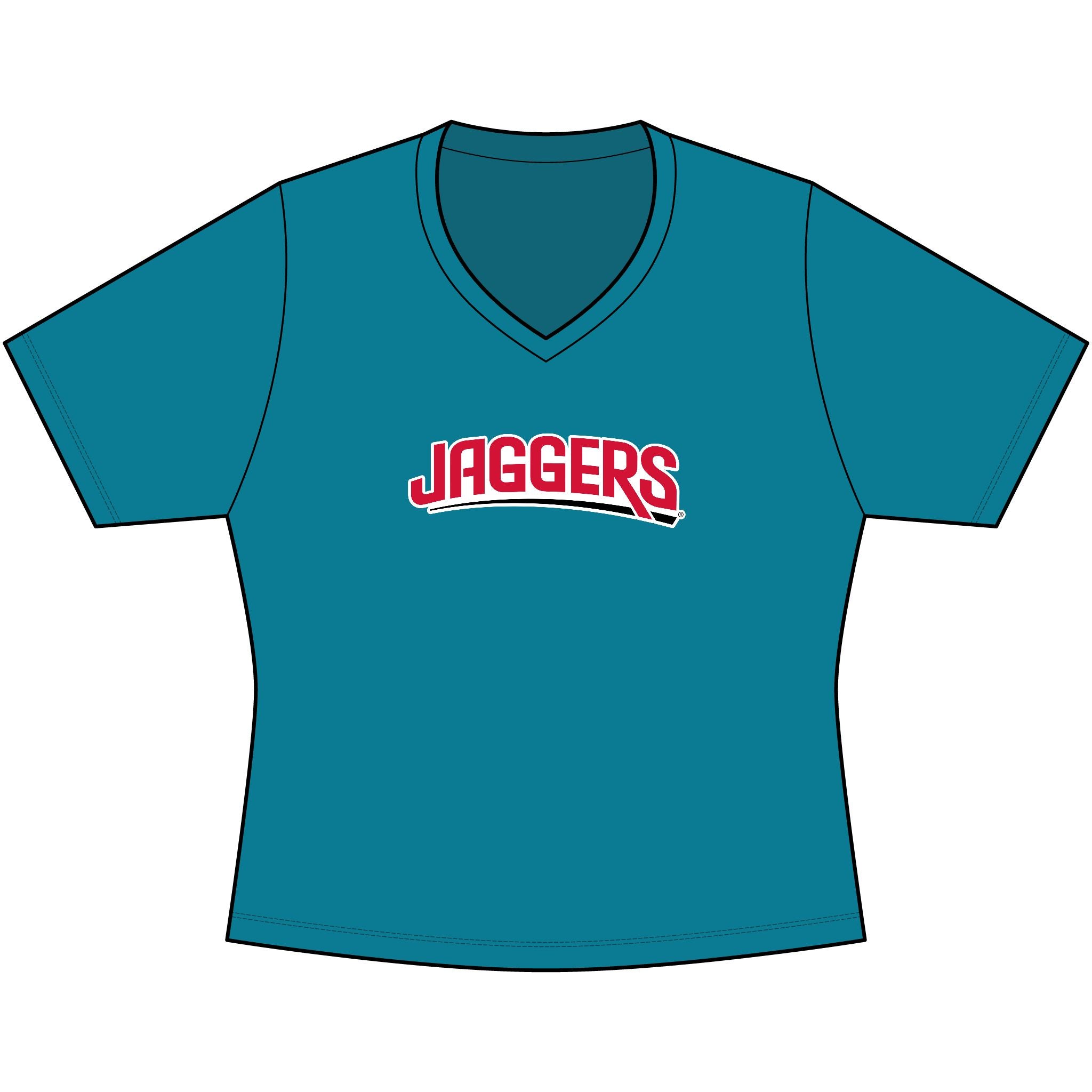 Jaggers Ladies Sport-Tek PosiCharge Competitor  V-Neck Tee