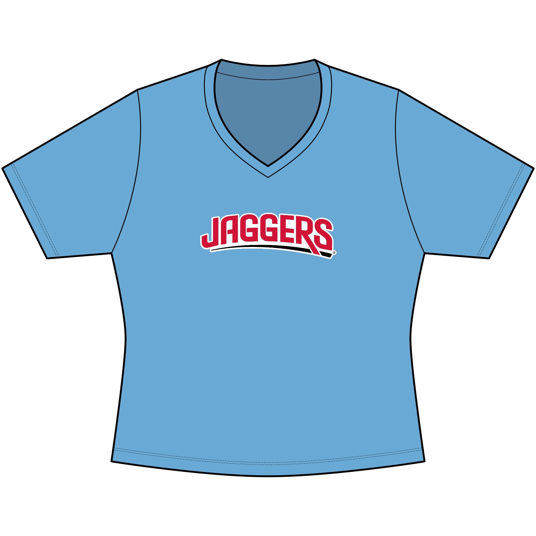 Jaggers Ladies Sport-Tek PosiCharge Competitor  V-Neck Tee