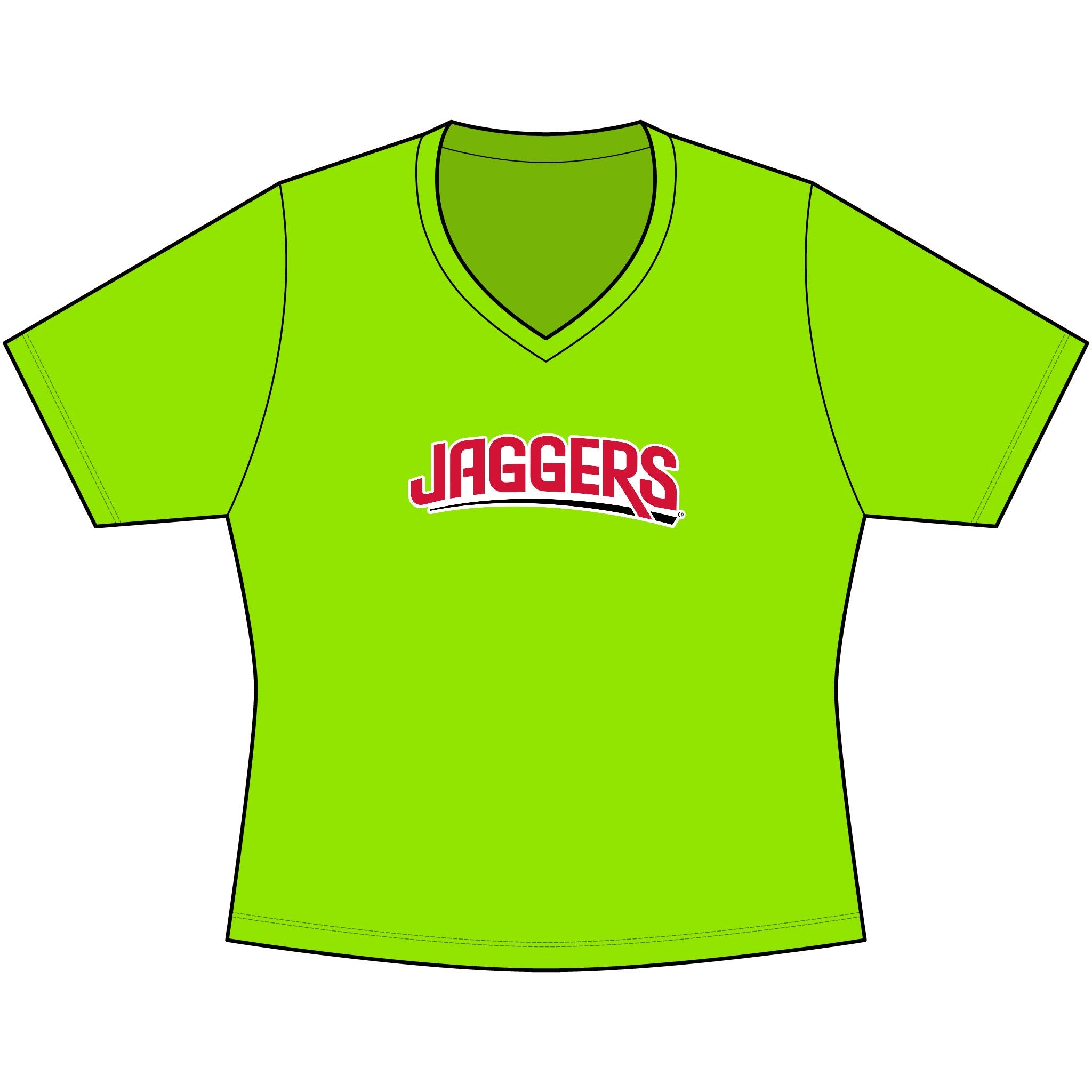 Jaggers Ladies Sport-Tek PosiCharge Competitor  V-Neck Tee