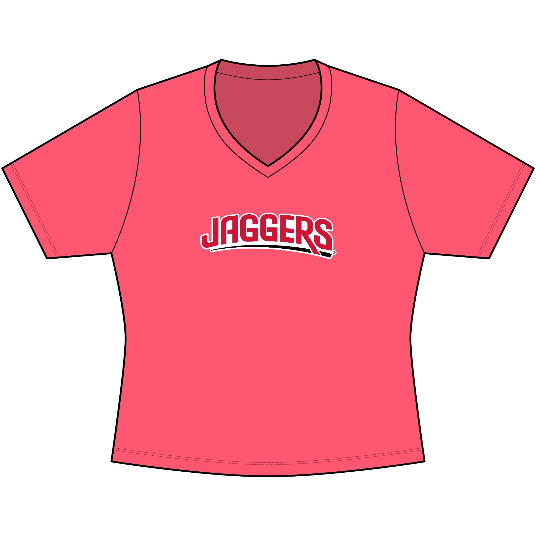 Jaggers Ladies Sport-Tek PosiCharge Competitor  V-Neck Tee
