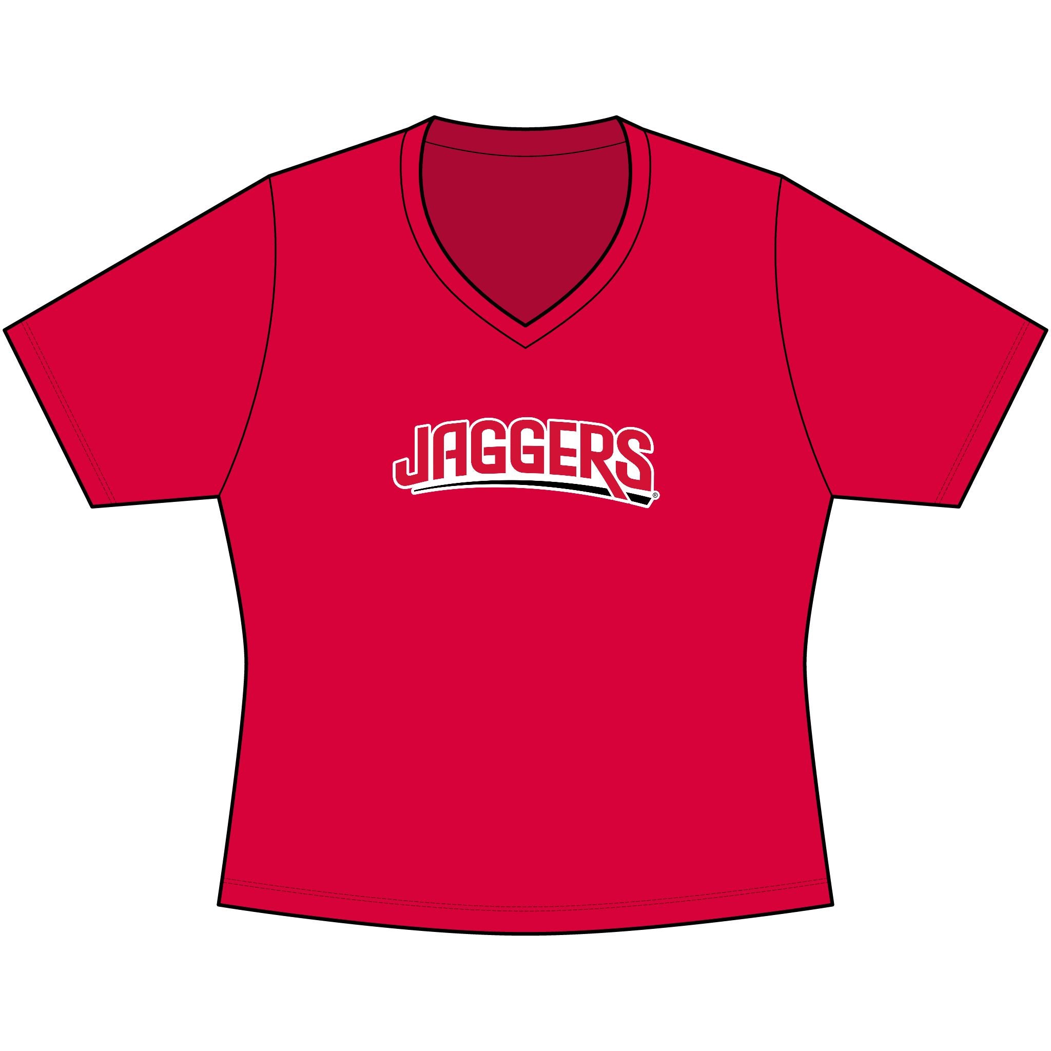 Jaggers Ladies Sport-Tek PosiCharge Competitor  V-Neck Tee