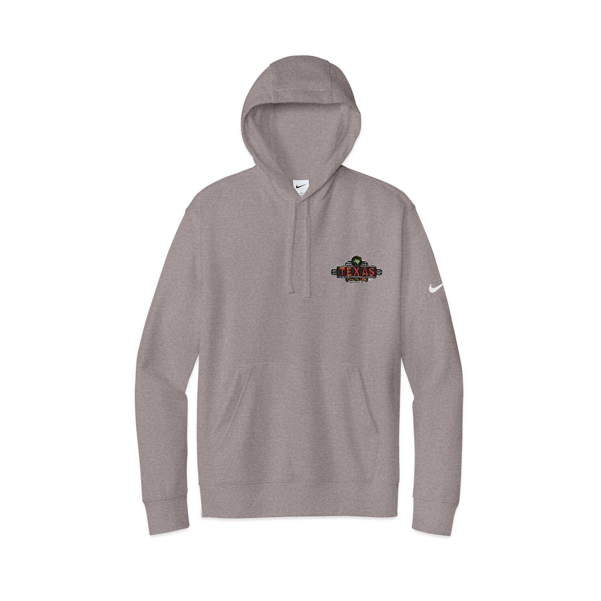 Texas Roadhouse Nike Club Fleece Sleeve Swoosh Pullover Hoodie