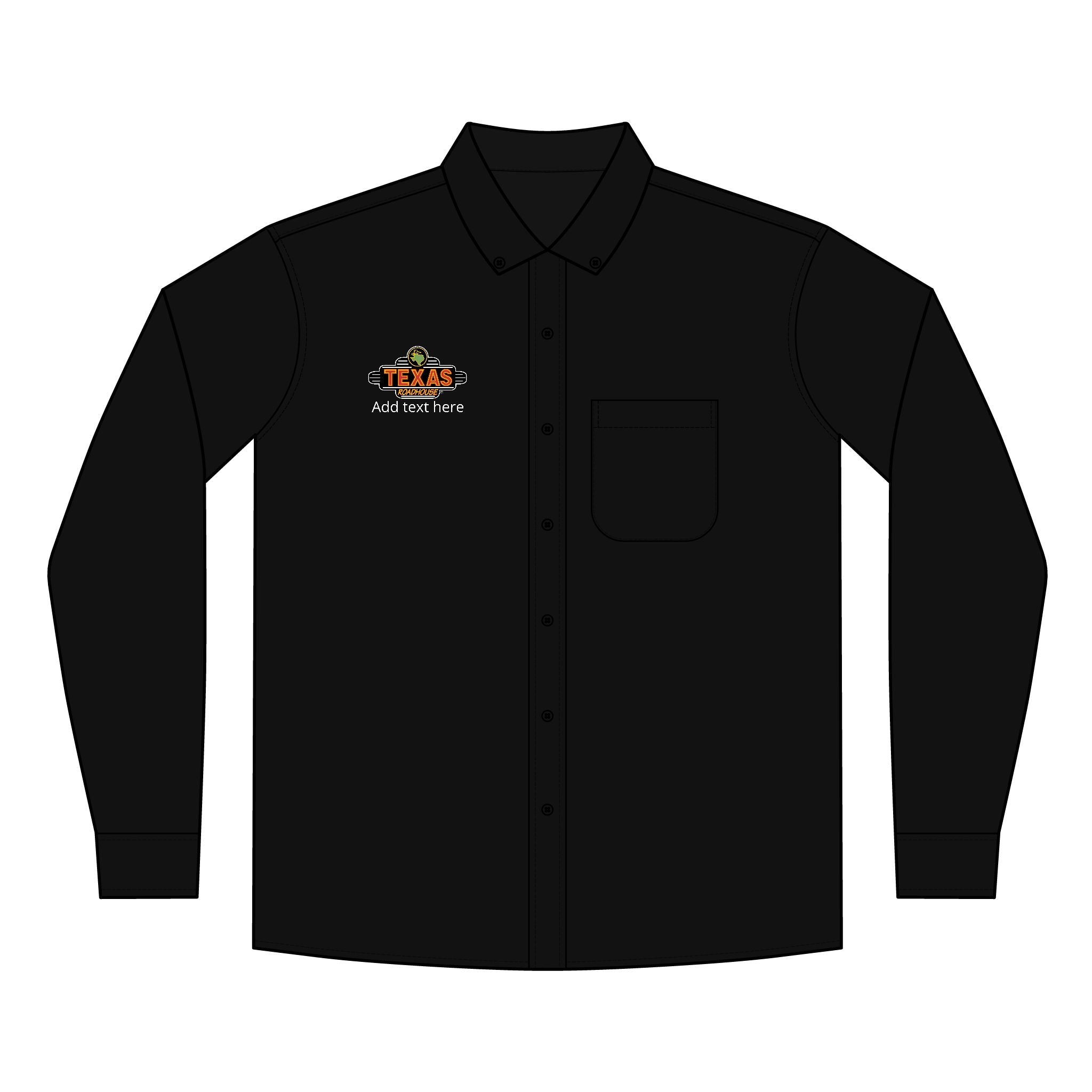 Texas Roadhouse Men's Port Authority Long Sleeve SuperPro React Shirt