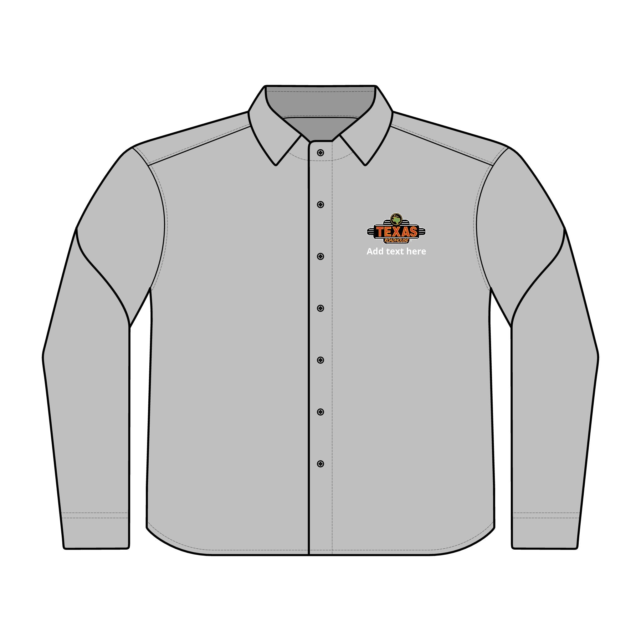 Texas Roadhouse Men's Mercer+Mettle Long Sleeve Stretch Woven Shirt
