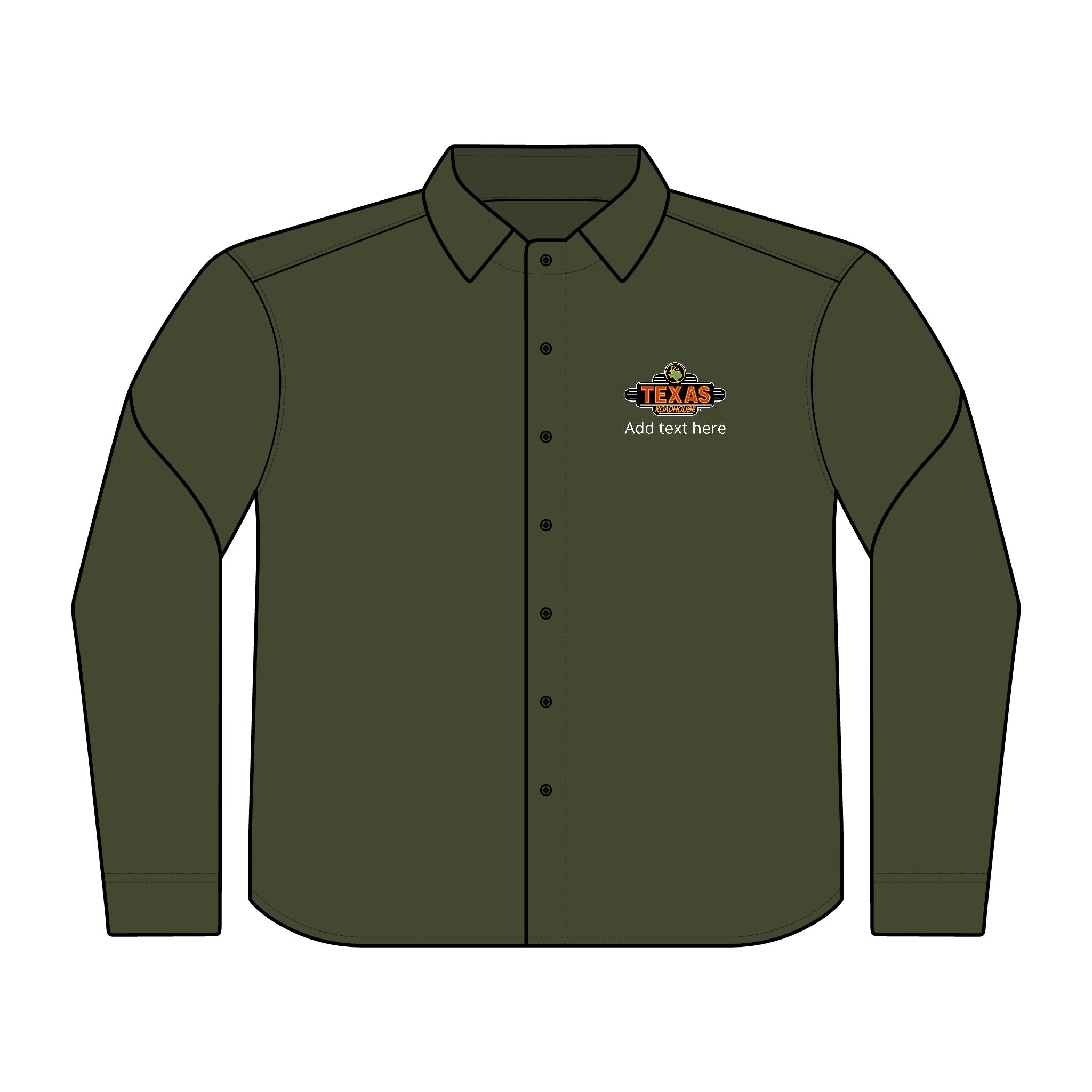Texas Roadhouse Men's Mercer+Mettle Long Sleeve Stretch Woven Shirt