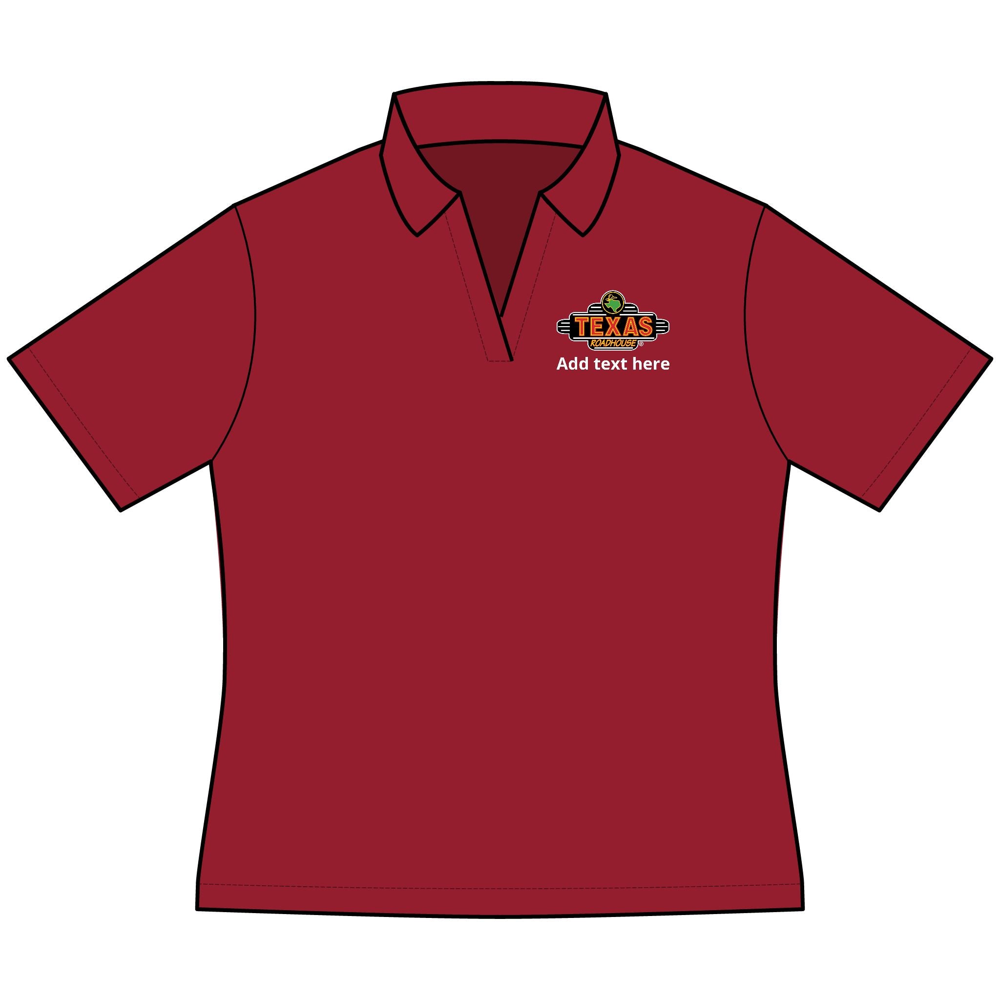 Texas Roadhouse Women's Sport-Tek PosiCharge Racer Mesh Polo
