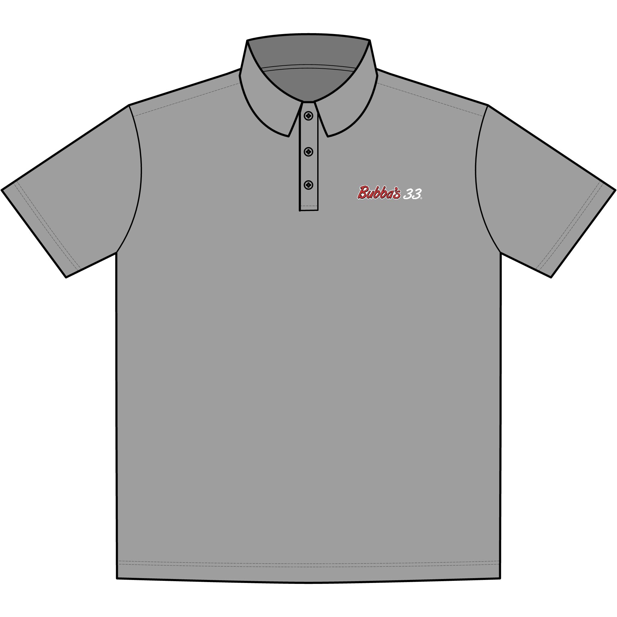 Bubba's 33 Men's Port Authority Silk Touch Performance Polo